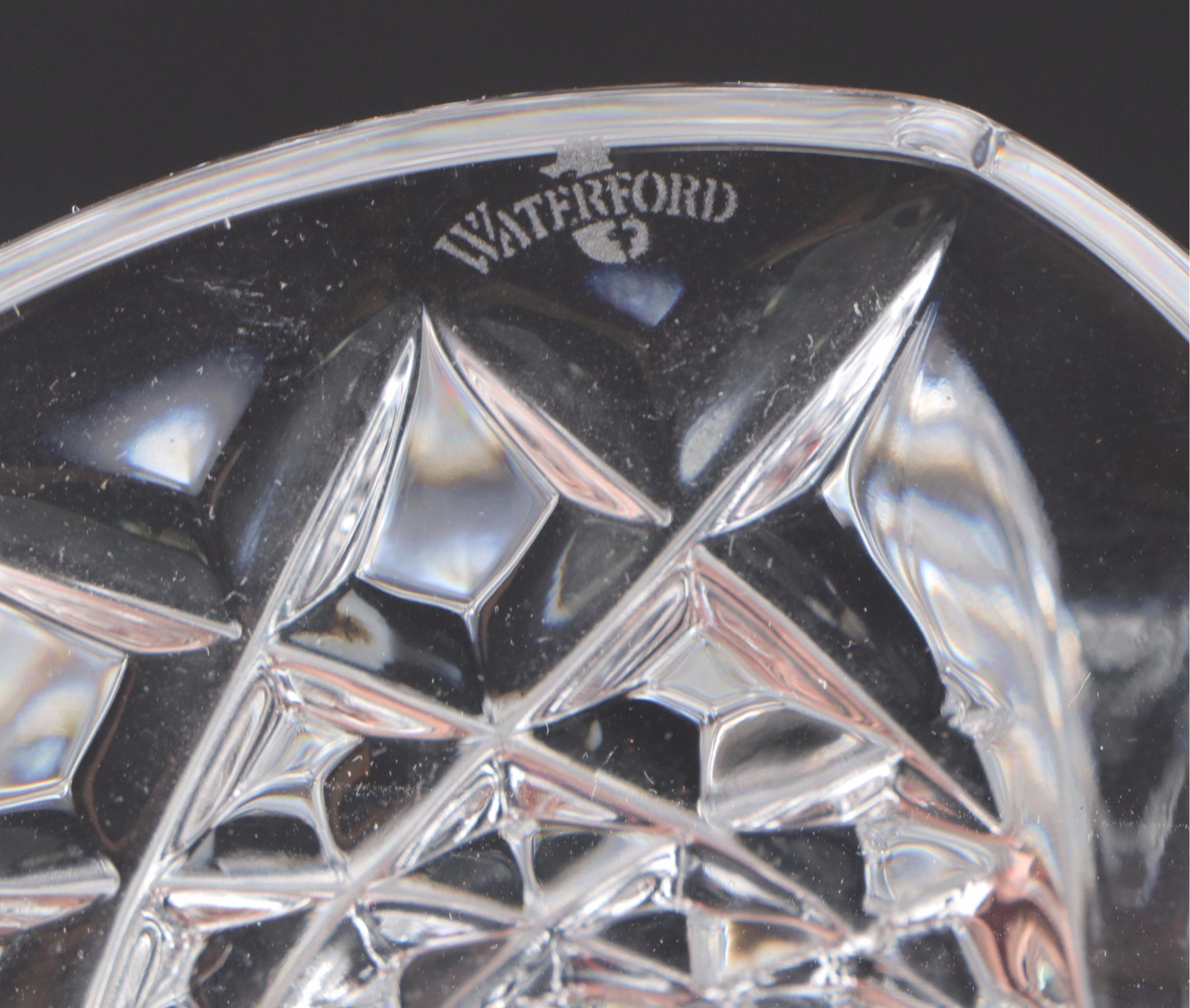 Waterford Crystal "Seahorse" Candlestick Pair, Early 21st Century