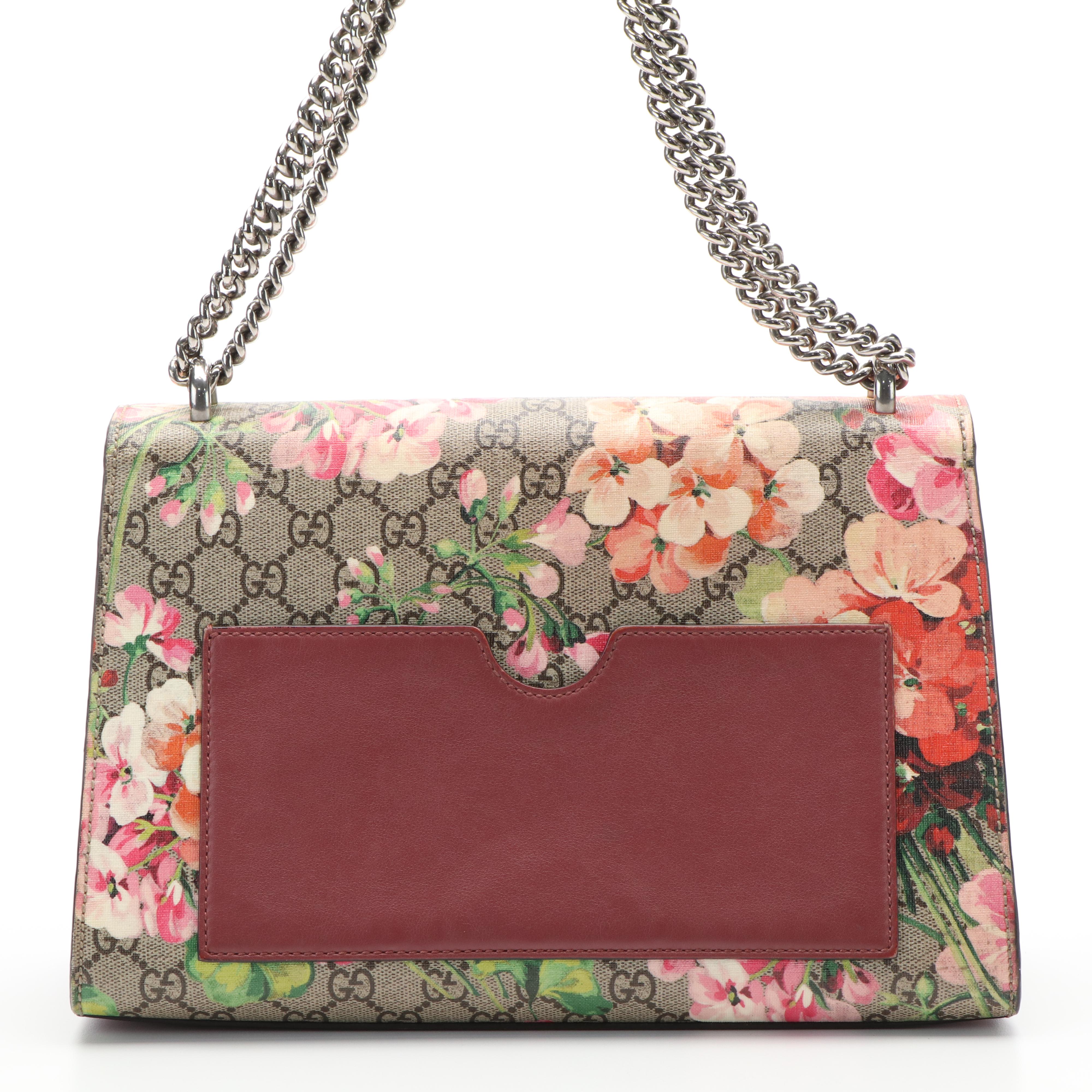 Gucci Blooms GG Supreme Padlock Shoulder Bag
