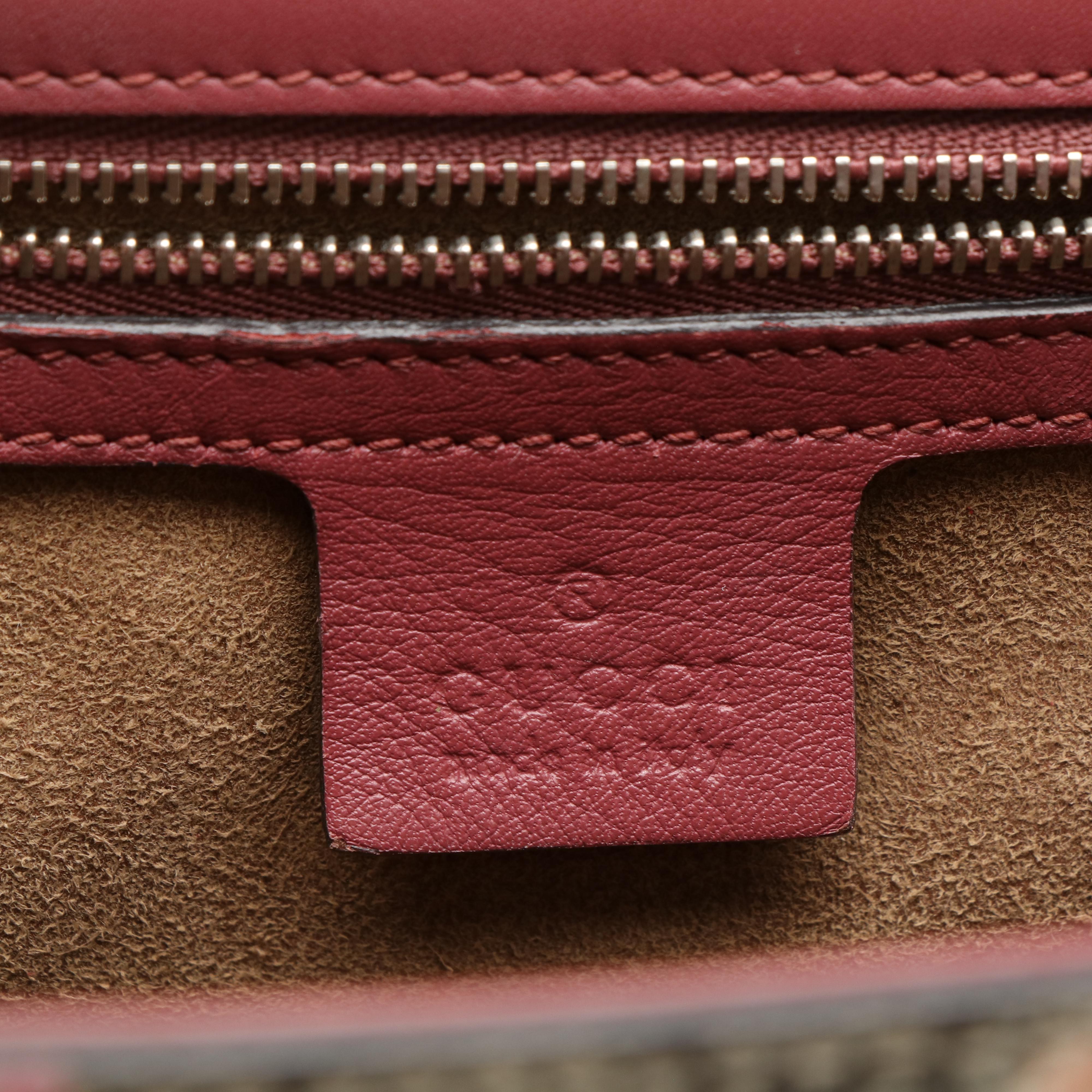 Gucci Blooms GG Supreme Padlock Shoulder Bag