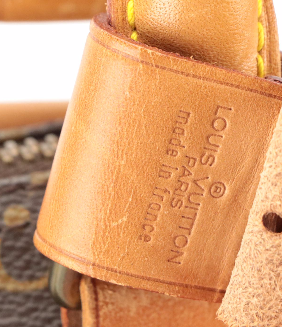 Louis Vuitton Keepall 50 Boston Bag in Brown Monogram Canvas and Leather