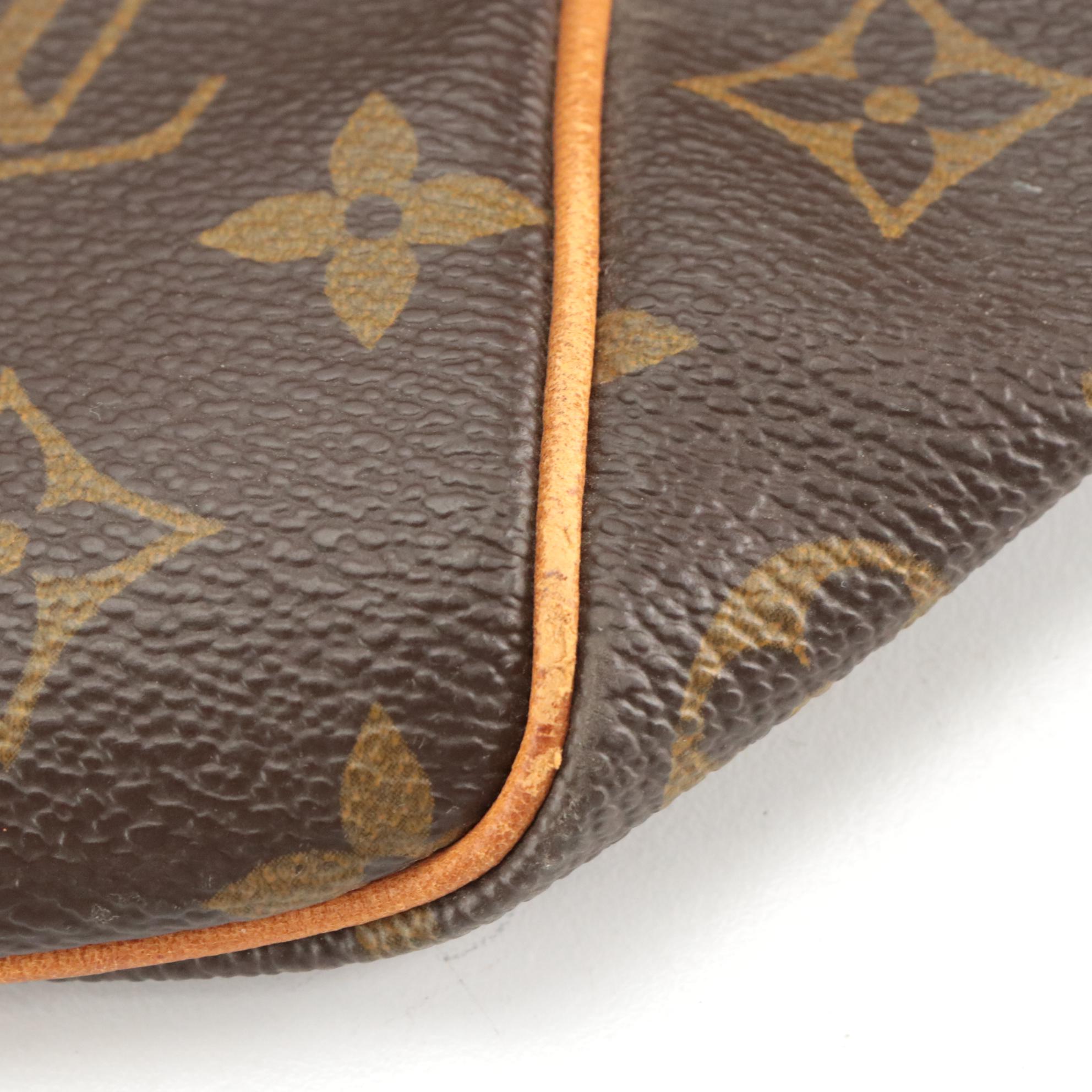 Louis Vuitton Keepall 50 Boston Bag in Brown Monogram Canvas and Leather
