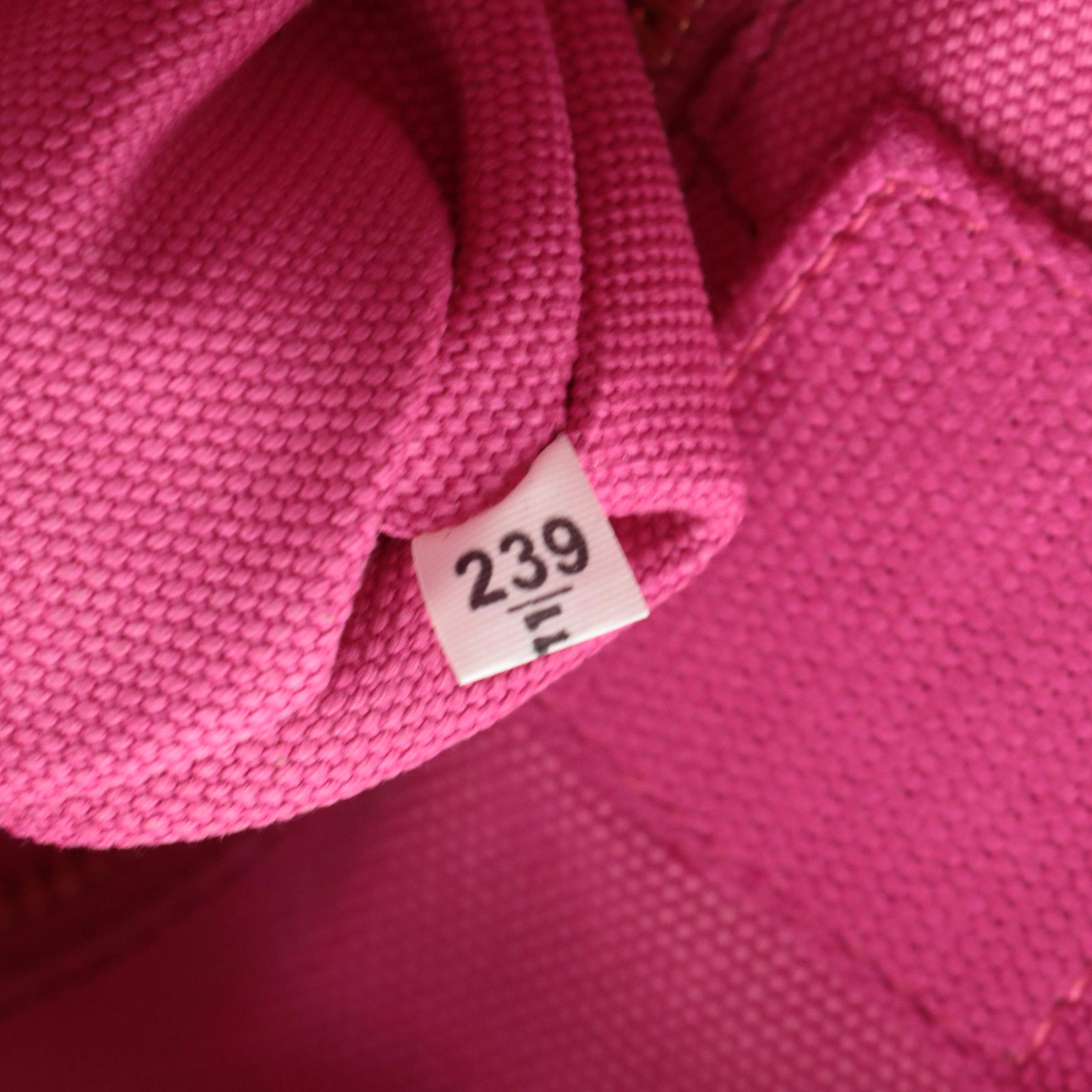 Prada Canapa Logo Hot Pink Canvas Top Handle Tote Bag
