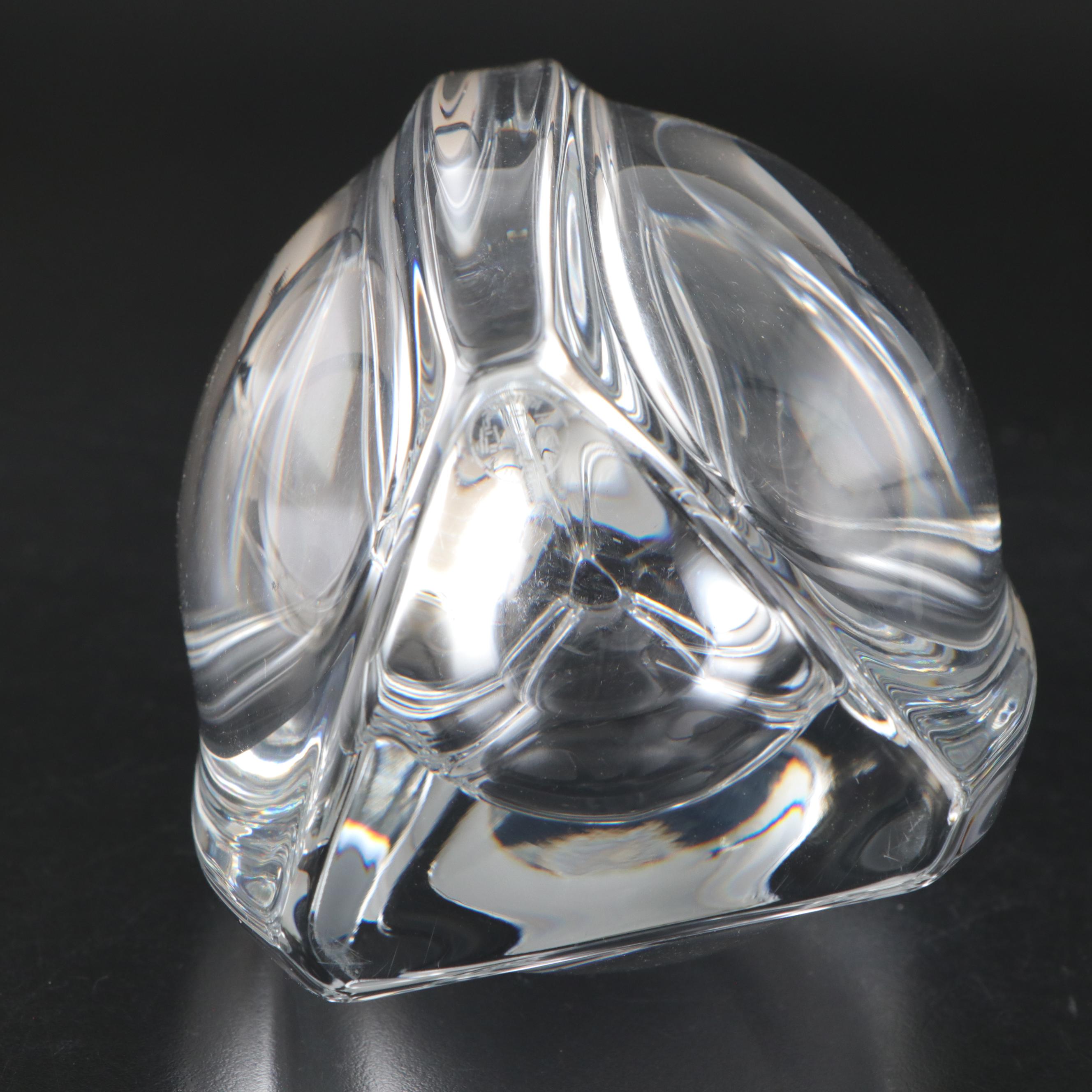 Baccarat "Bouton d'Or" Crystal Flower Vase