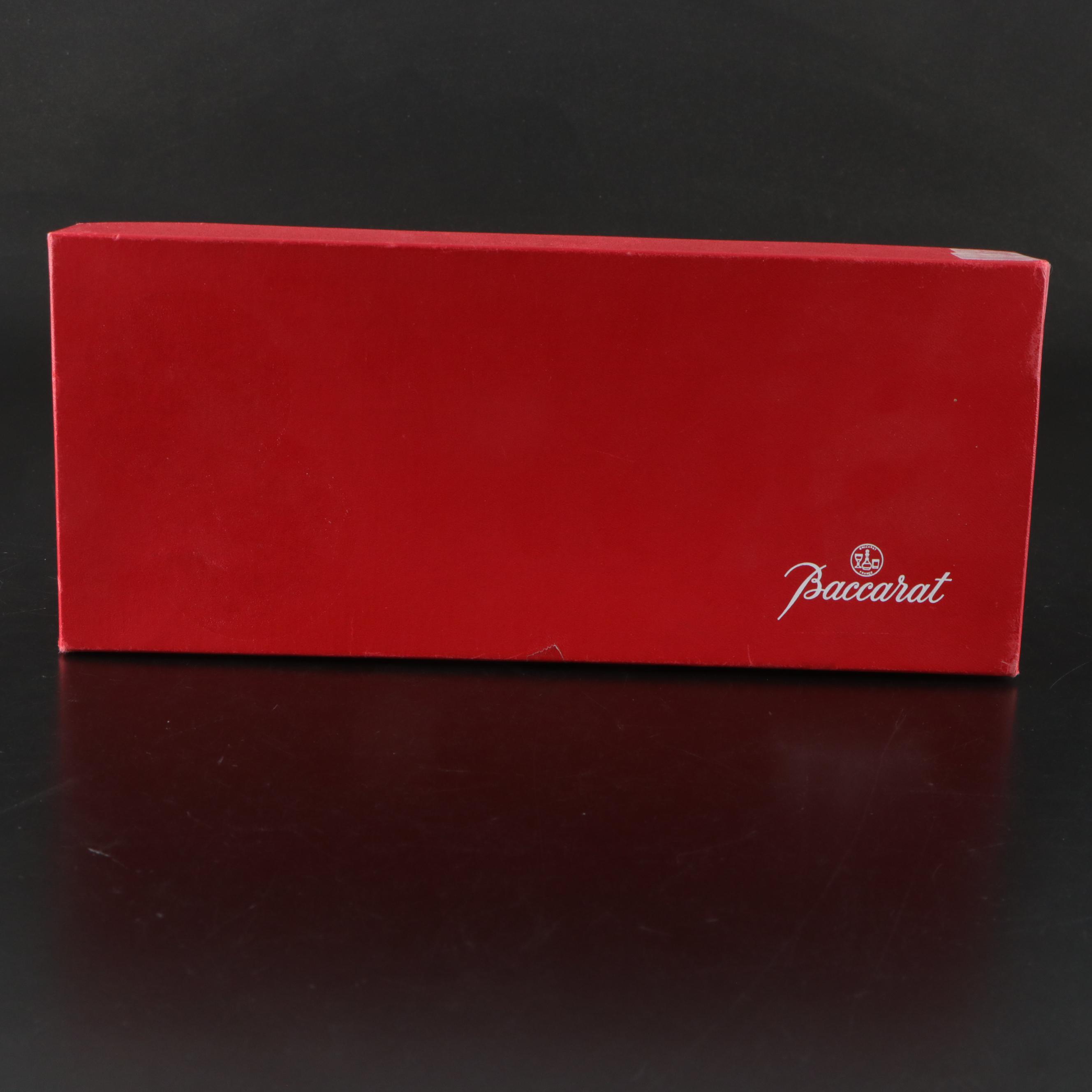 Baccarat "Bouton d'Or" Crystal Flower Vase