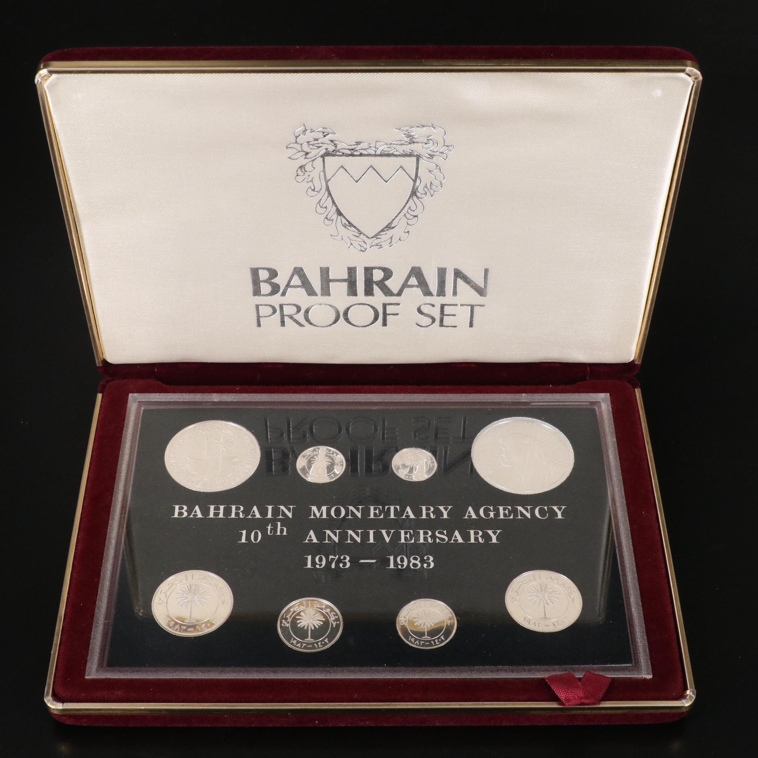 1983 Bahrain Silver Proof Set