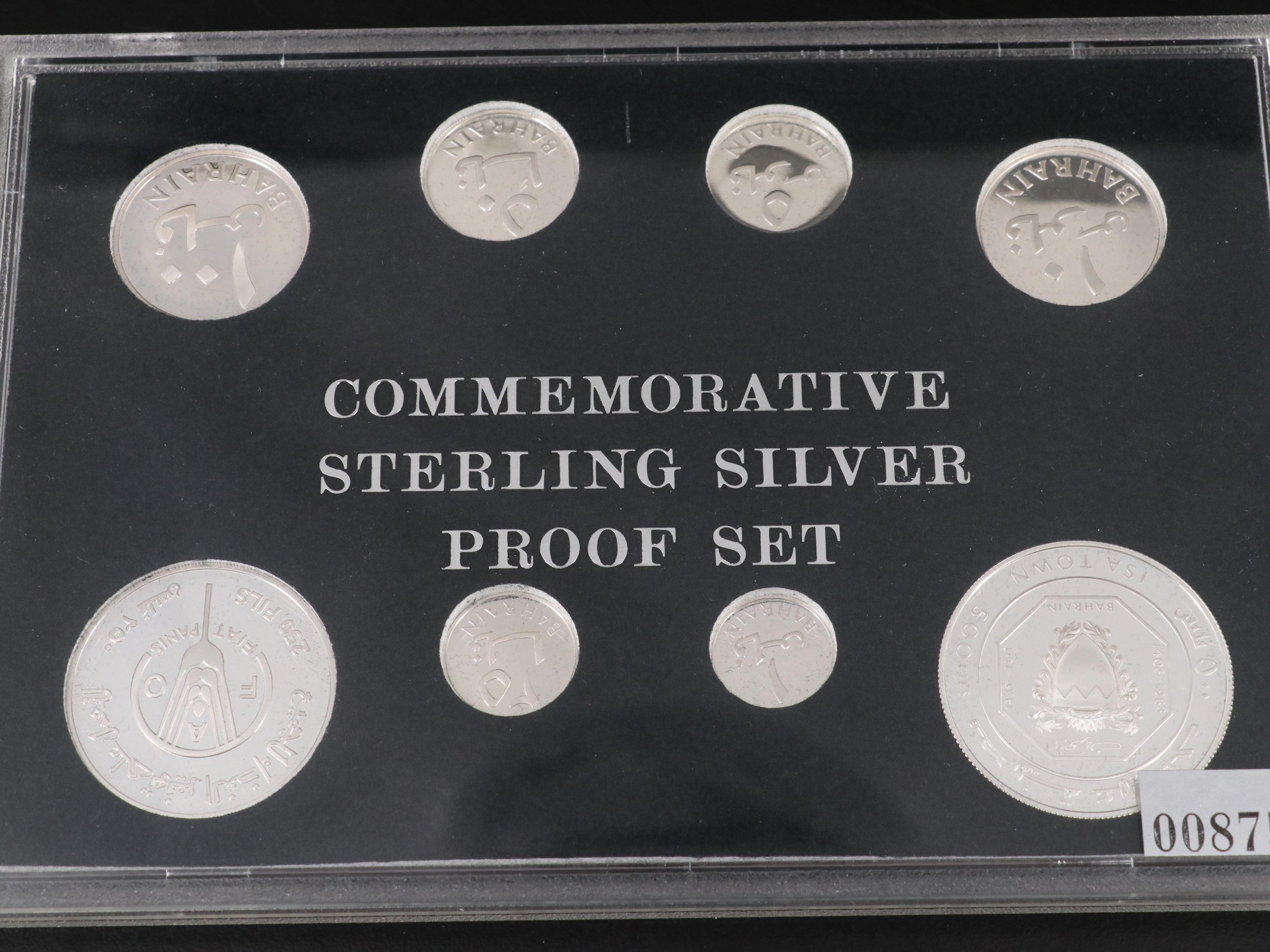 1983 Bahrain Silver Proof Set