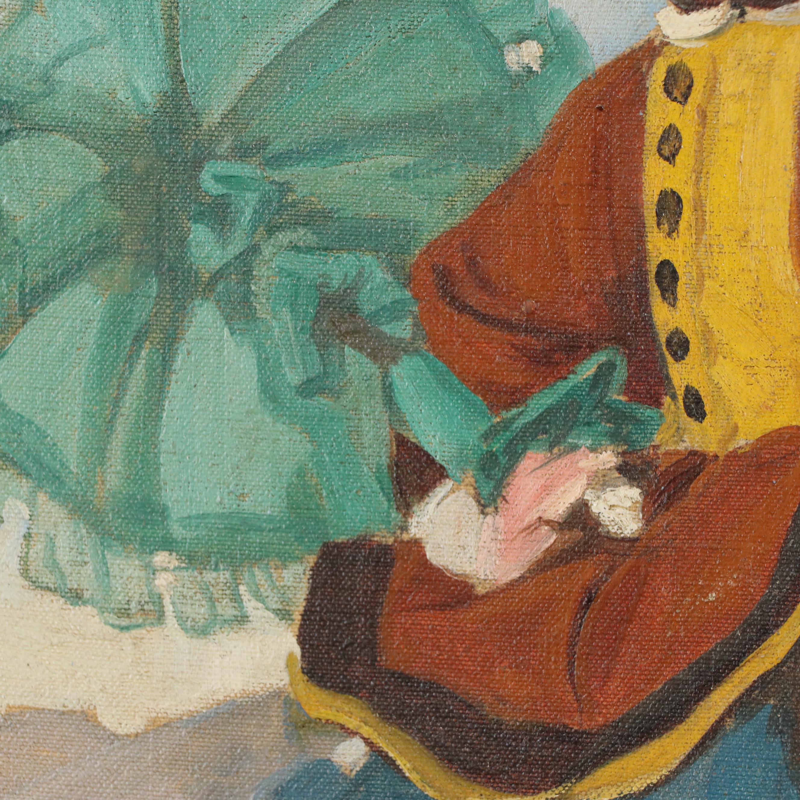 William Purcell McDonald Oil Painting "Madame a la Compagne," 1926