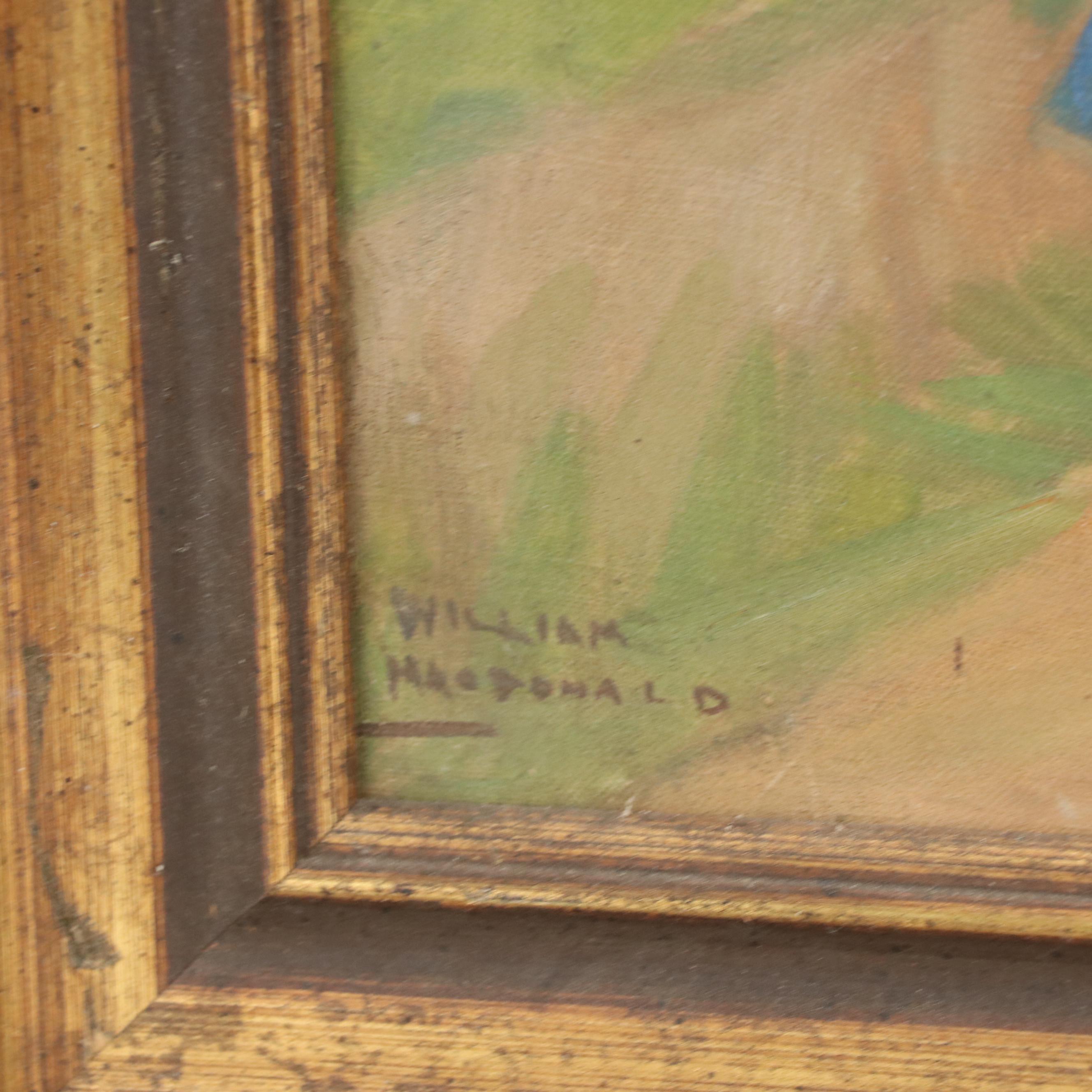 William Purcell McDonald Oil Painting "Madame a la Compagne," 1926