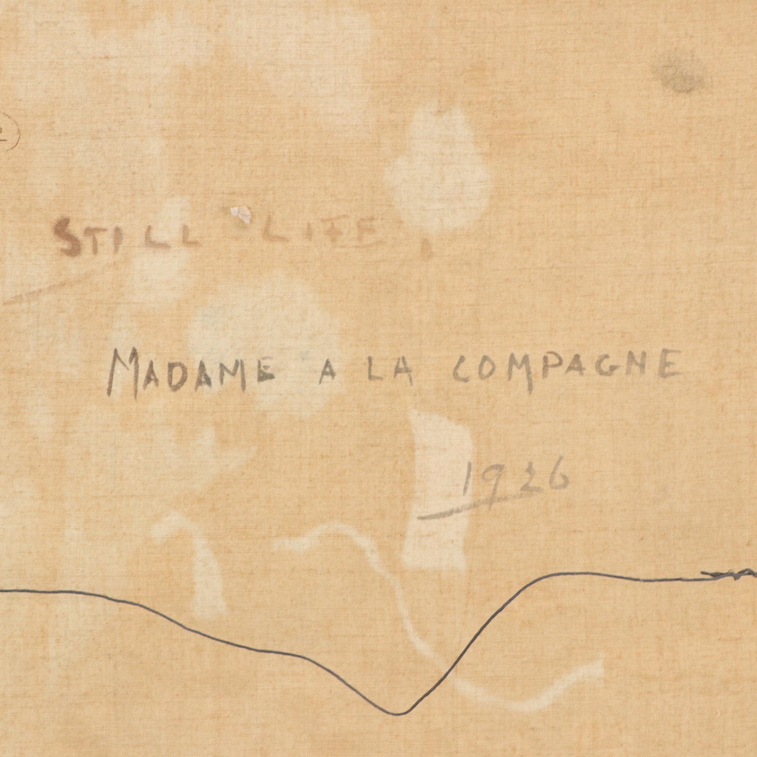 William Purcell McDonald Oil Painting "Madame a la Compagne," 1926