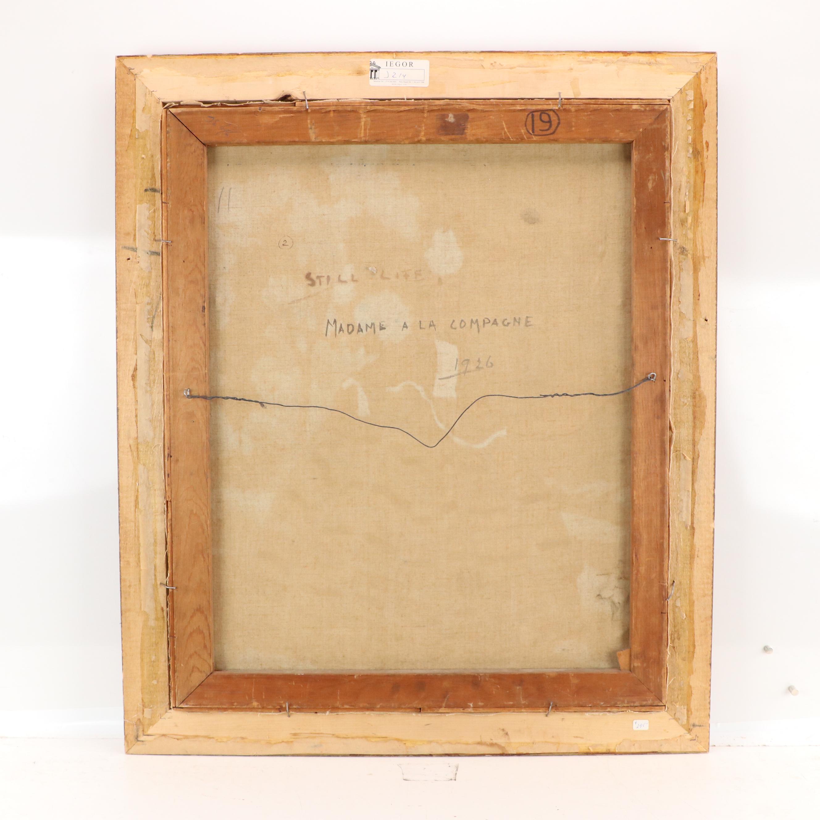 William Purcell McDonald Oil Painting "Madame a la Compagne," 1926