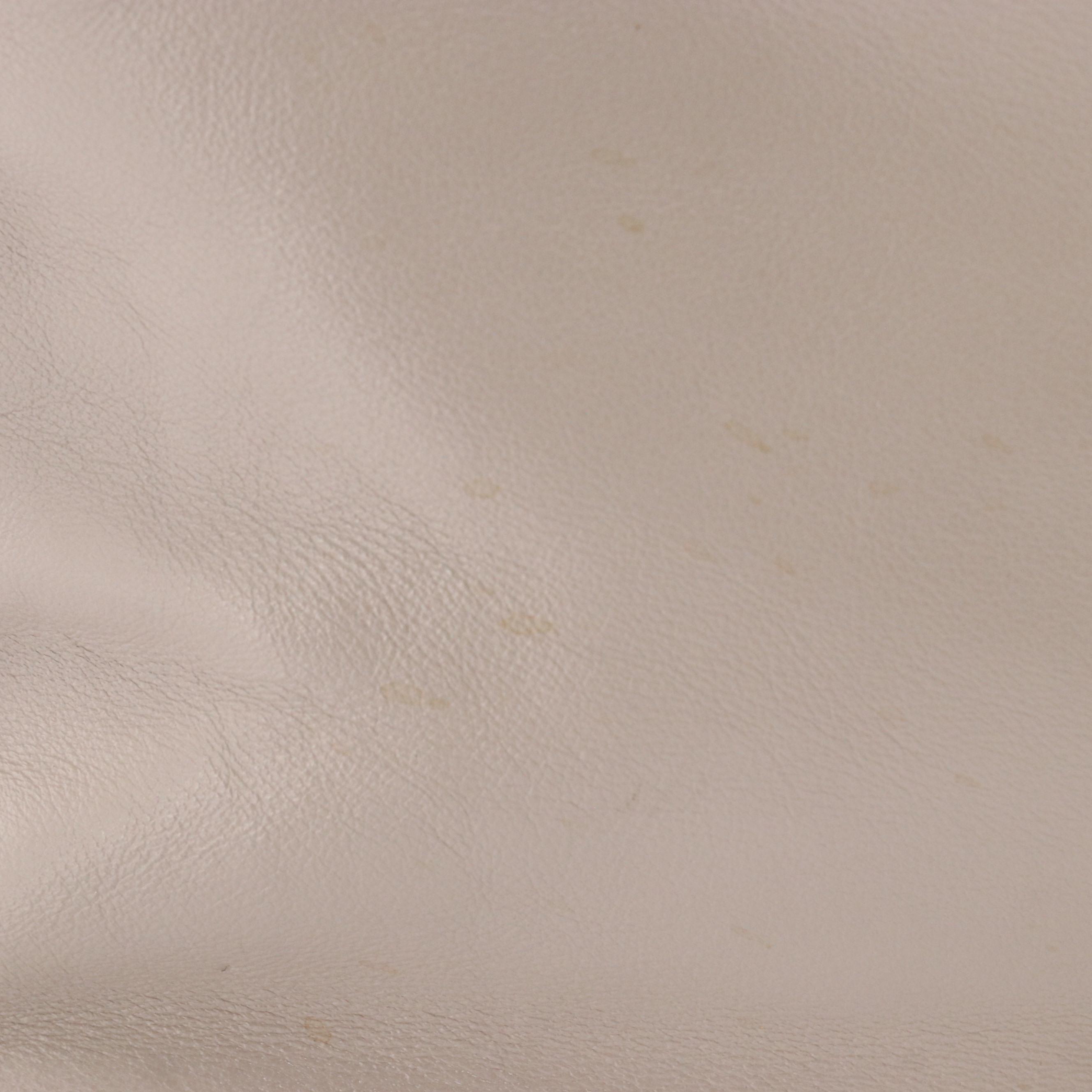 Prada Taupe Beige Leather Two-Way Tote Bag