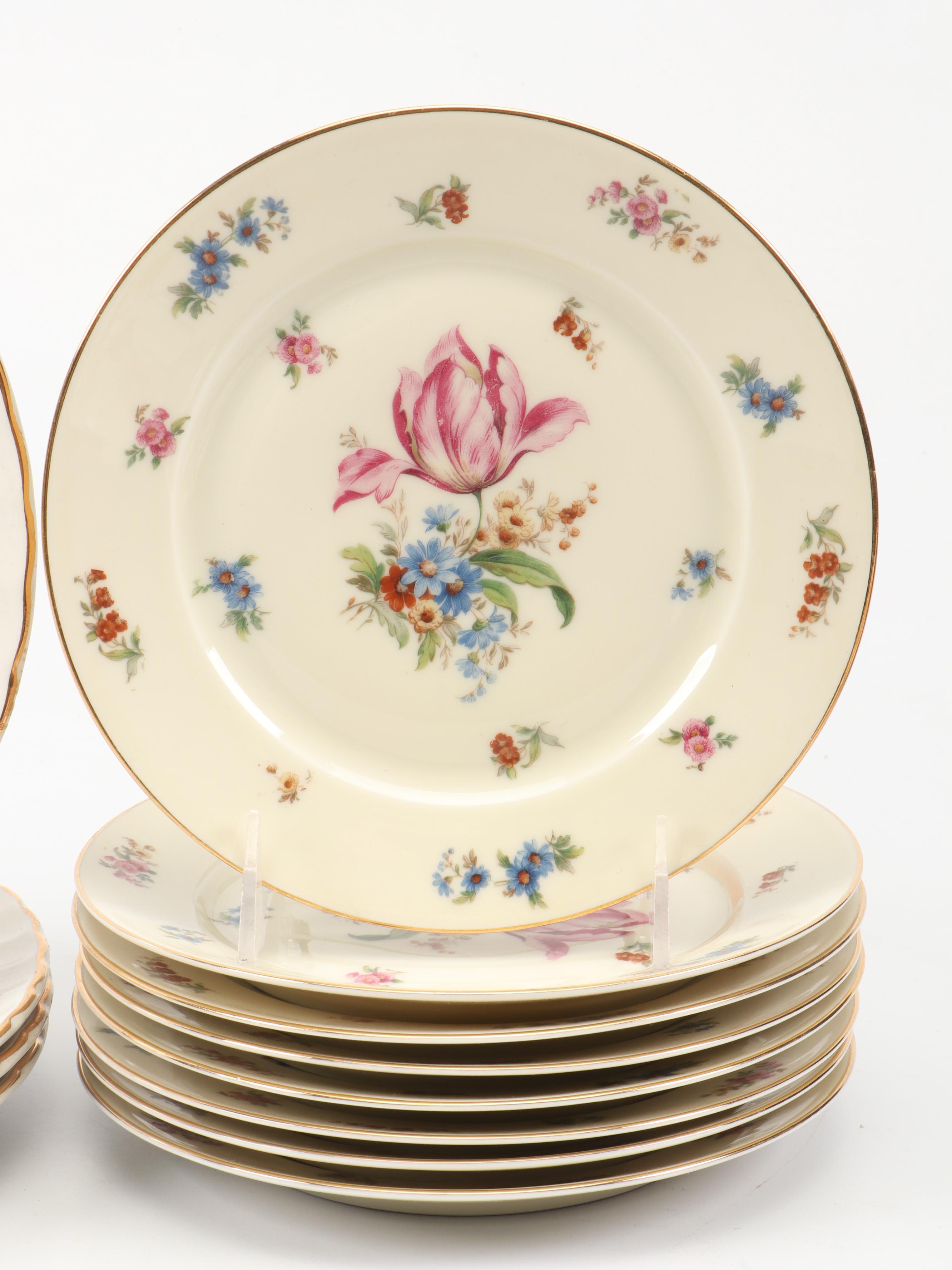 Noritake "Gloria" Porcelain Teacup and Saucer with More