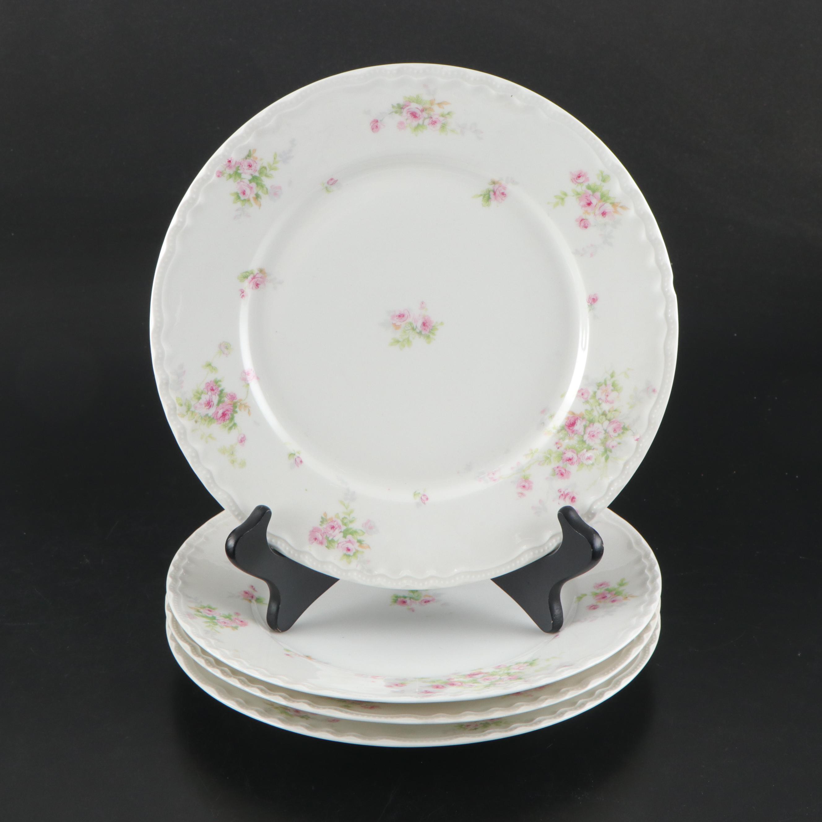 Theodore Haviland Porcelain Dinner Plates, Creamer, Gravy Boat and More