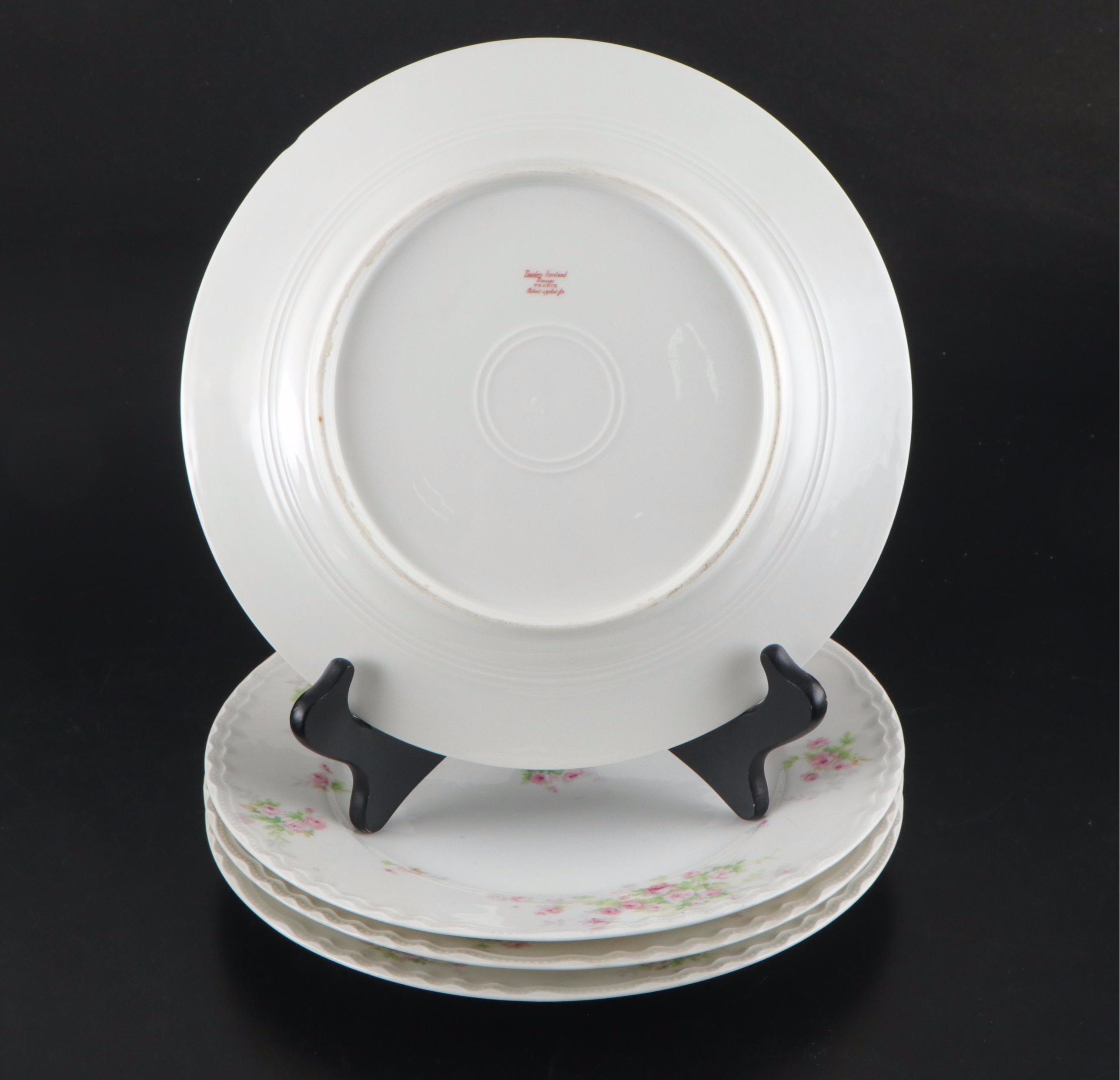 Theodore Haviland Porcelain Dinner Plates, Creamer, Gravy Boat and More
