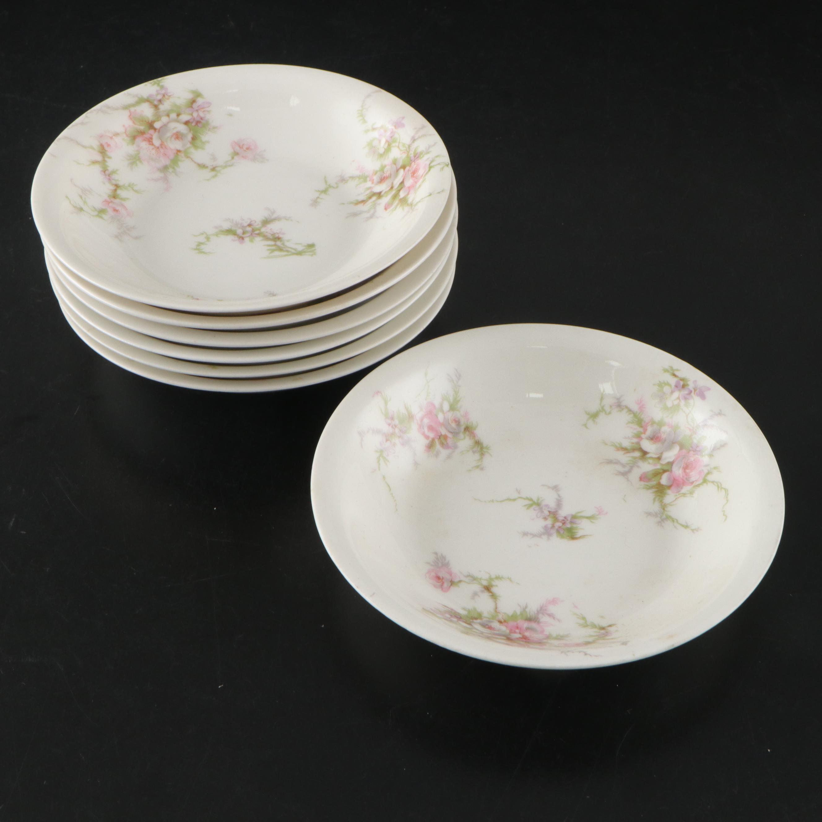 Theodore Haviland Porcelain Dinner Plates, Creamer, Gravy Boat and More