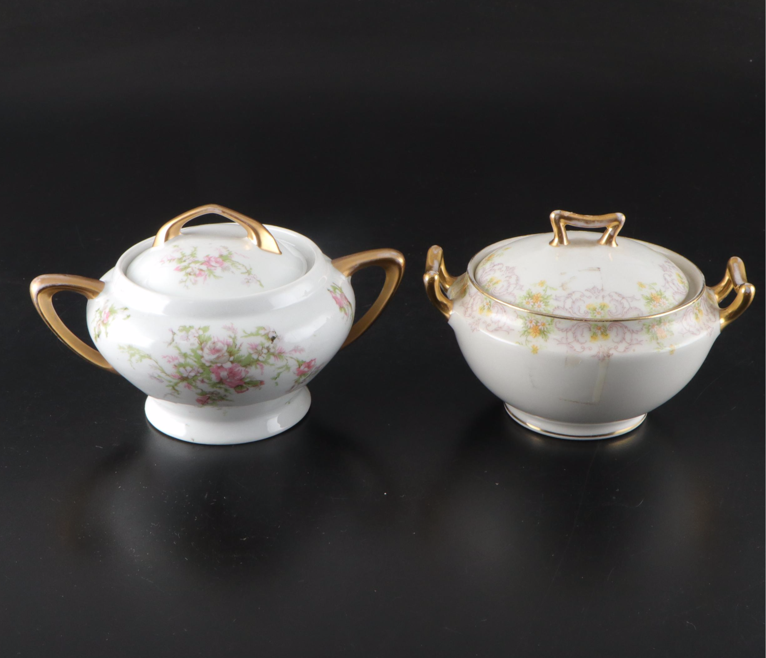 Theodore Haviland Porcelain Dinner Plates, Creamer, Gravy Boat and More