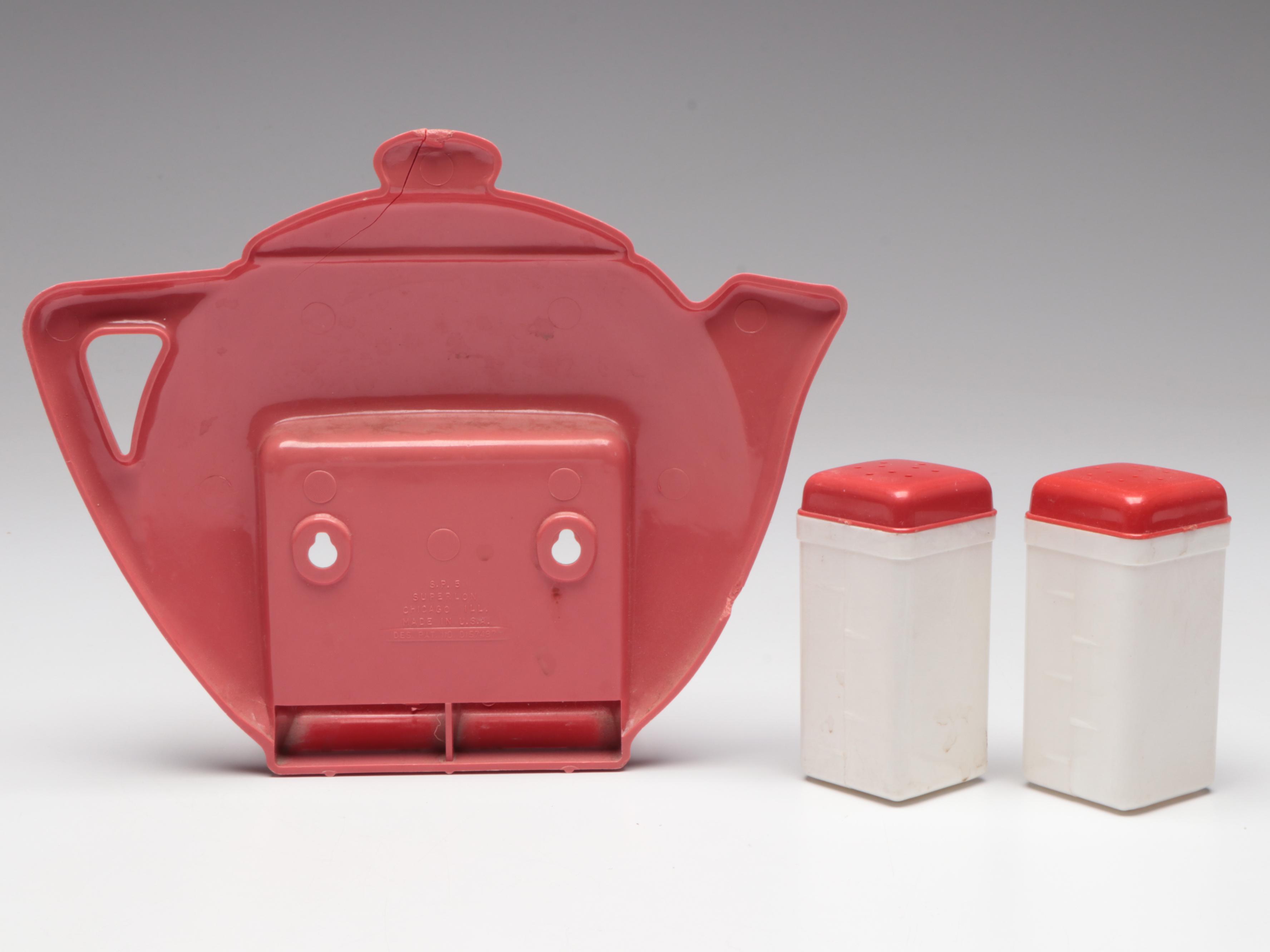 Rogers, Smith & Co., Commonwealth Plastics with Other Shakers and Wall Hanging