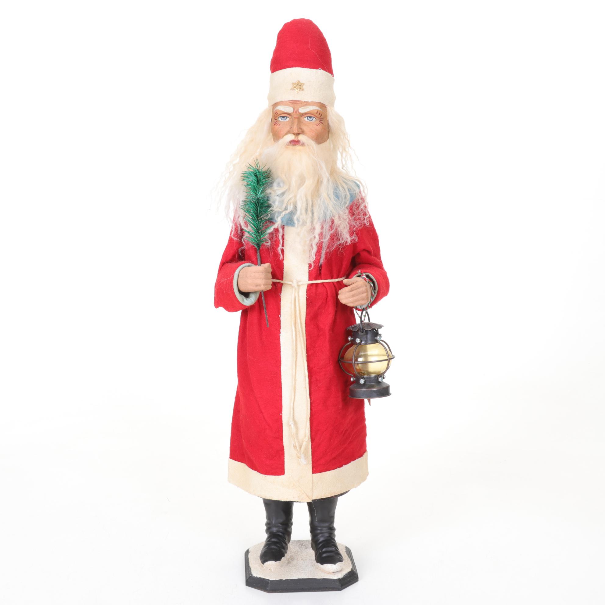 German Christmas Figurine and Container by Paul Turner, 2022