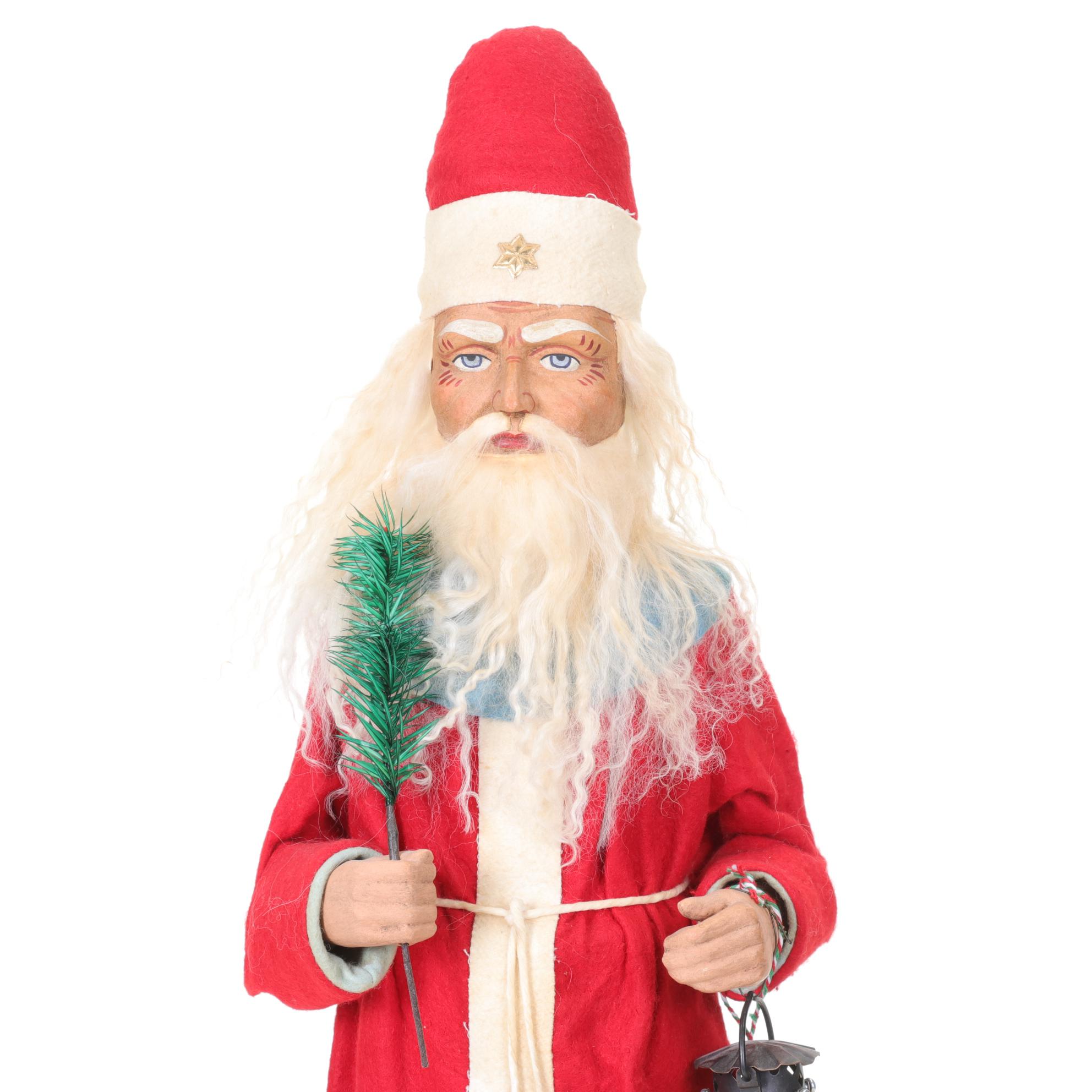 German Christmas Figurine and Container by Paul Turner, 2022