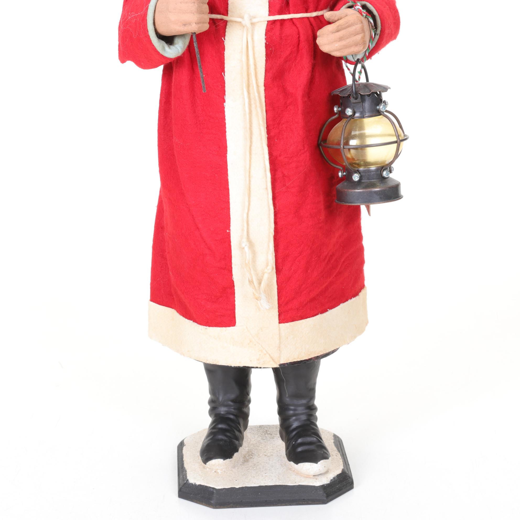 German Christmas Figurine and Container by Paul Turner, 2022