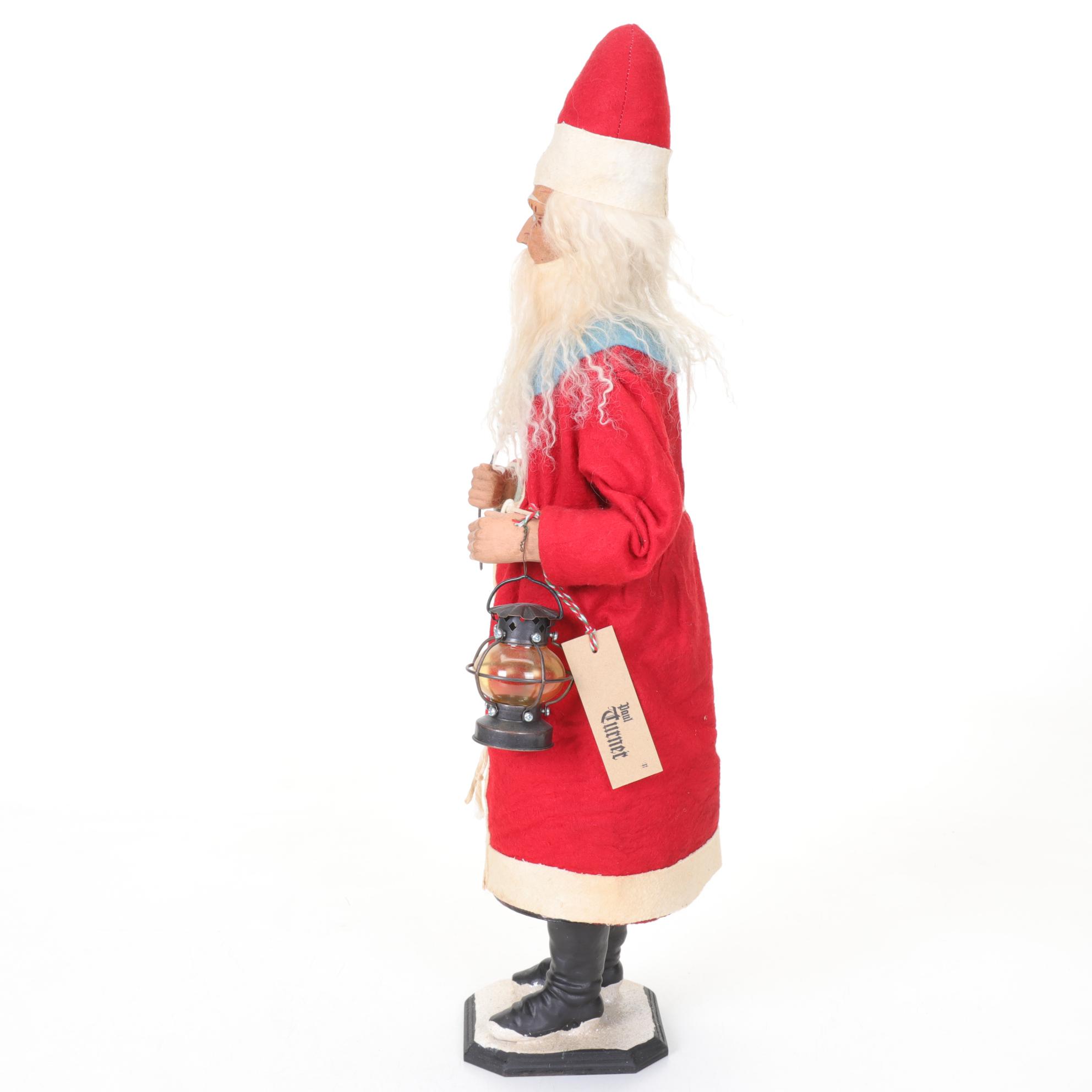 German Christmas Figurine and Container by Paul Turner, 2022