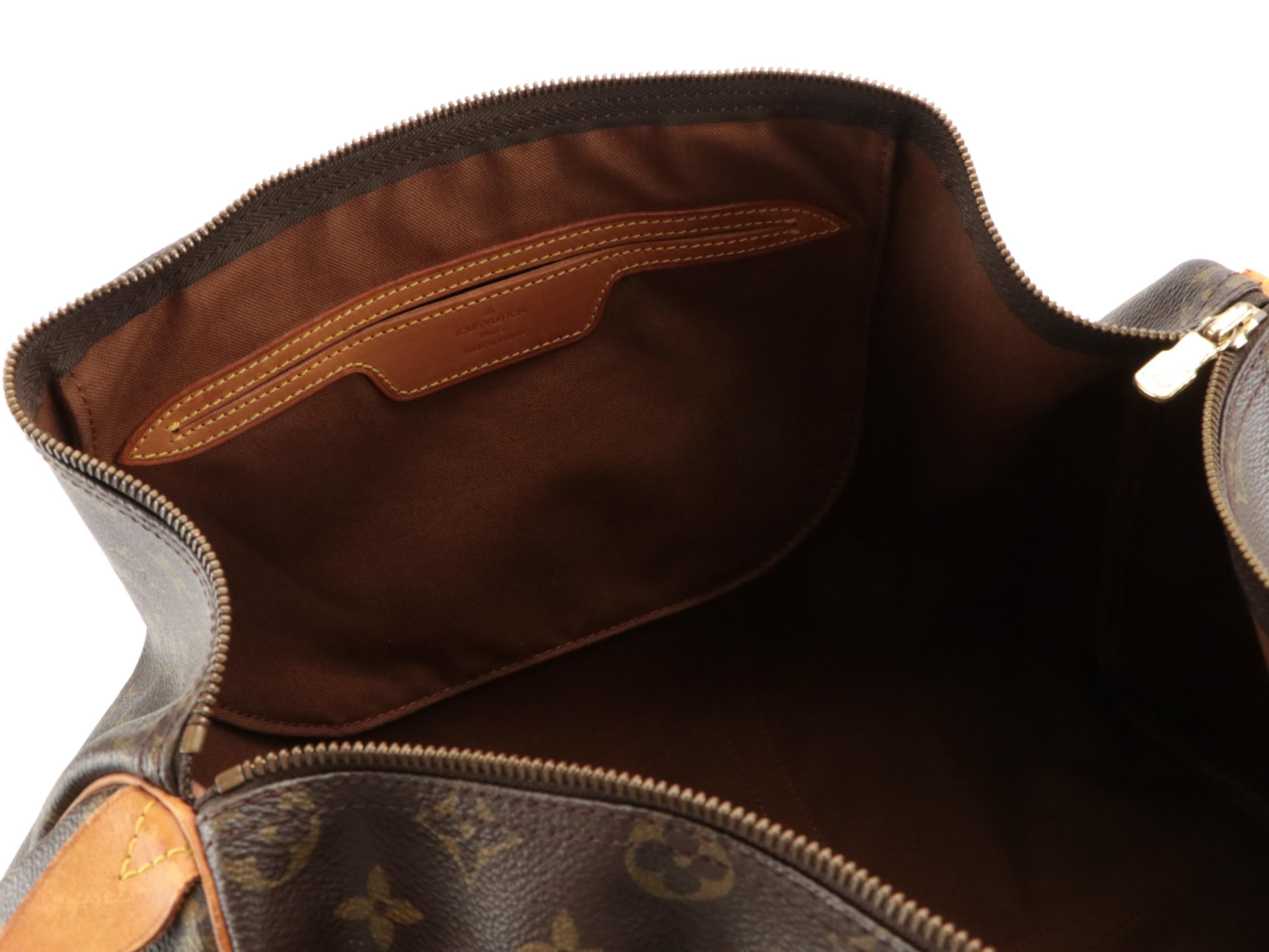 Louis Vuitton Sac Flanerie 50 Travel Bag in Monogram Coated Canvas and Leather