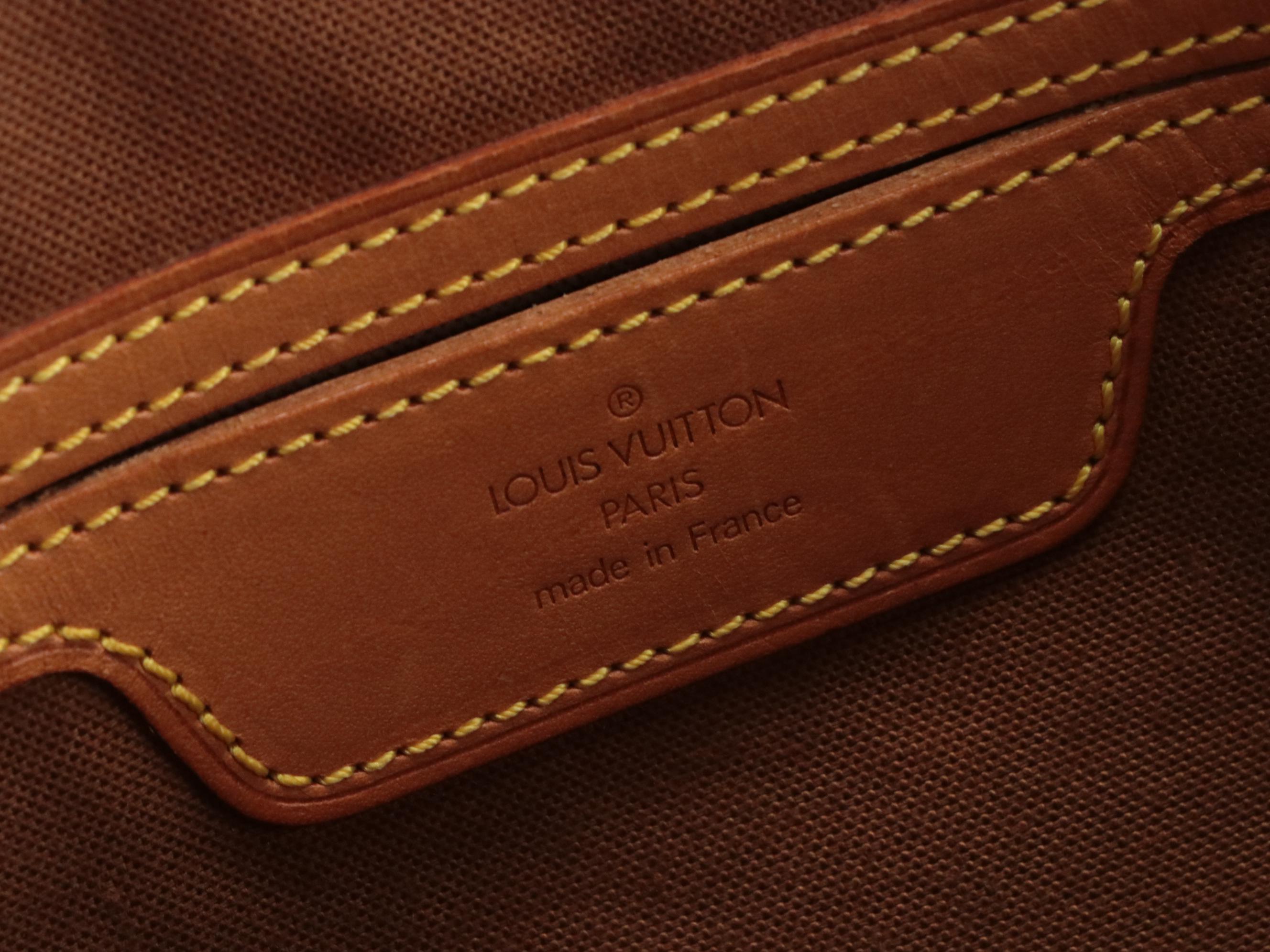 Louis Vuitton Sac Flanerie 50 Travel Bag in Monogram Coated Canvas and Leather