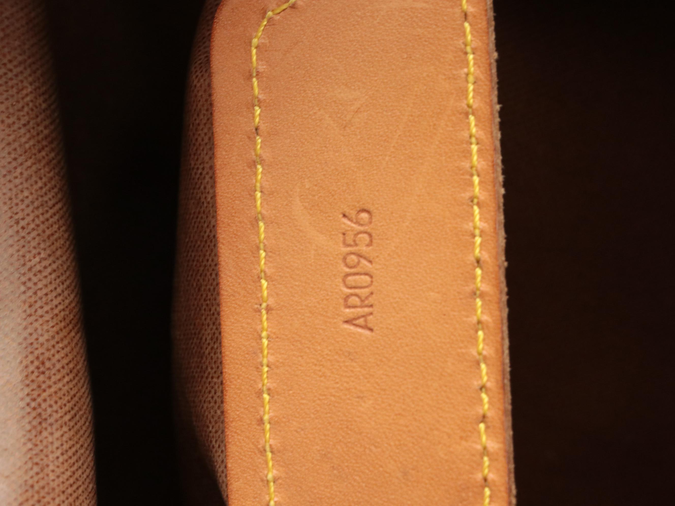 Louis Vuitton Sac Flanerie 50 Travel Bag in Monogram Coated Canvas and Leather