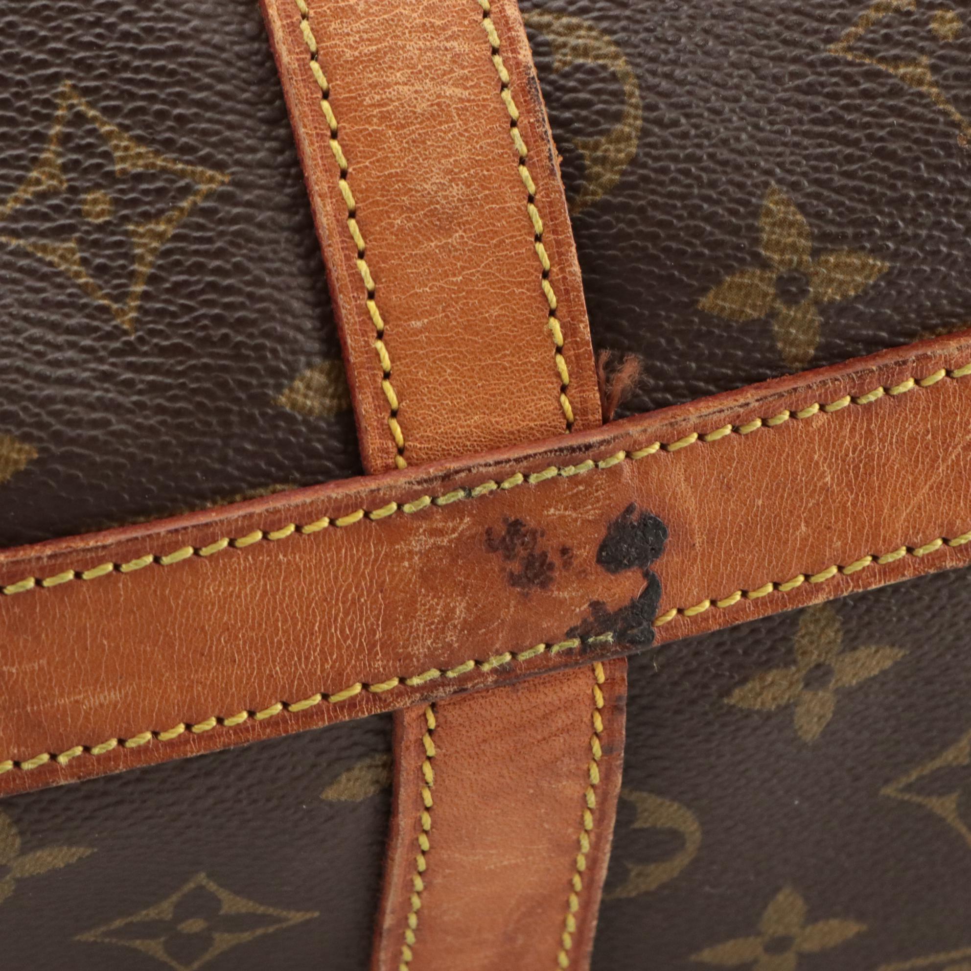 Louis Vuitton Sac Flanerie 50 Travel Bag in Monogram Coated Canvas and Leather