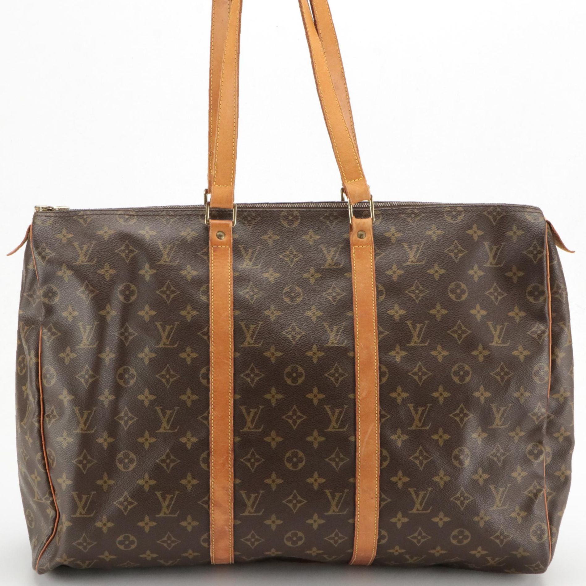 Louis Vuitton Sac Flanerie 50 Travel Bag in Monogram Coated Canvas and Leather