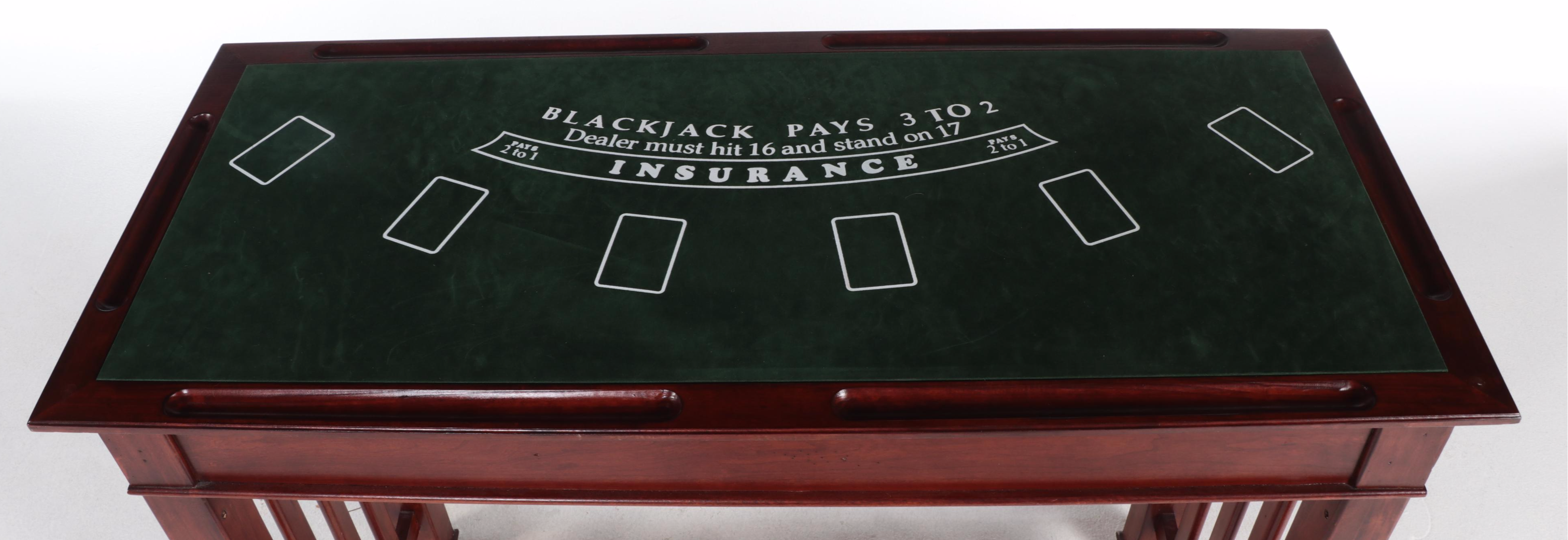 Golden Oak Misson Style Cherry Games Table