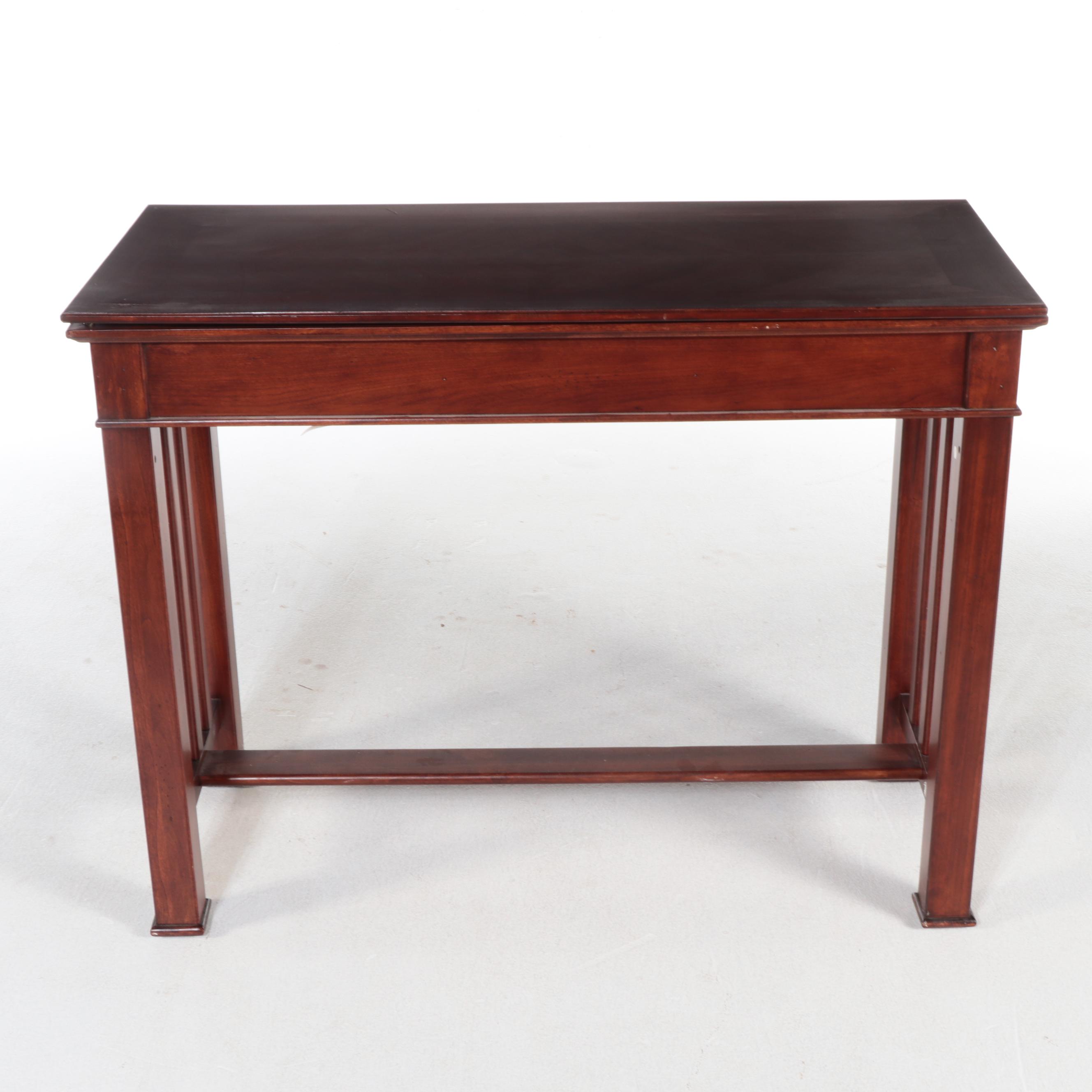 Golden Oak Misson Style Cherry Games Table
