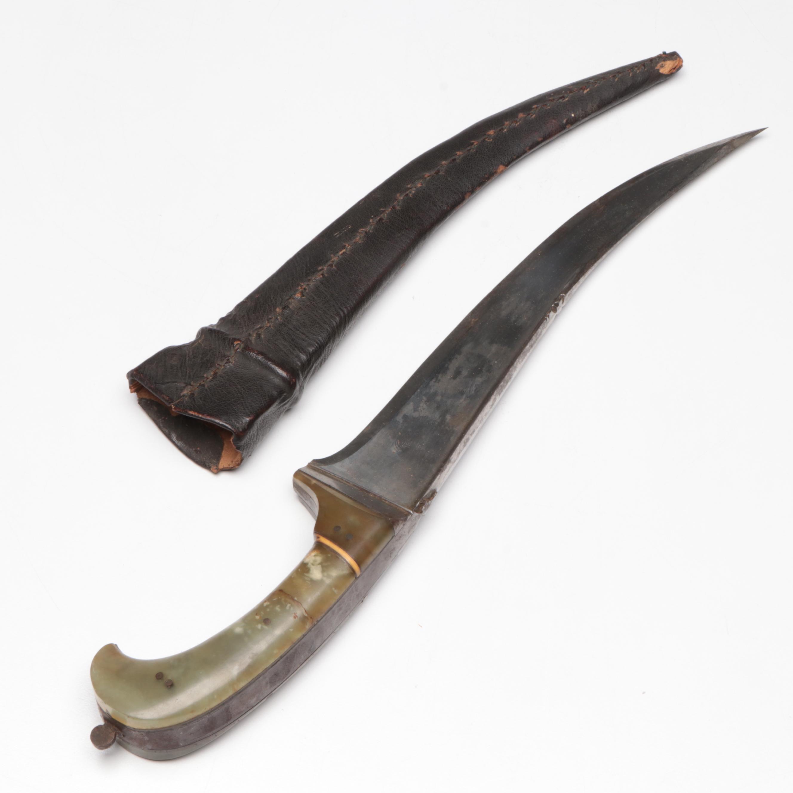 Punjabi Serpentine Handled Pesh-Kabz