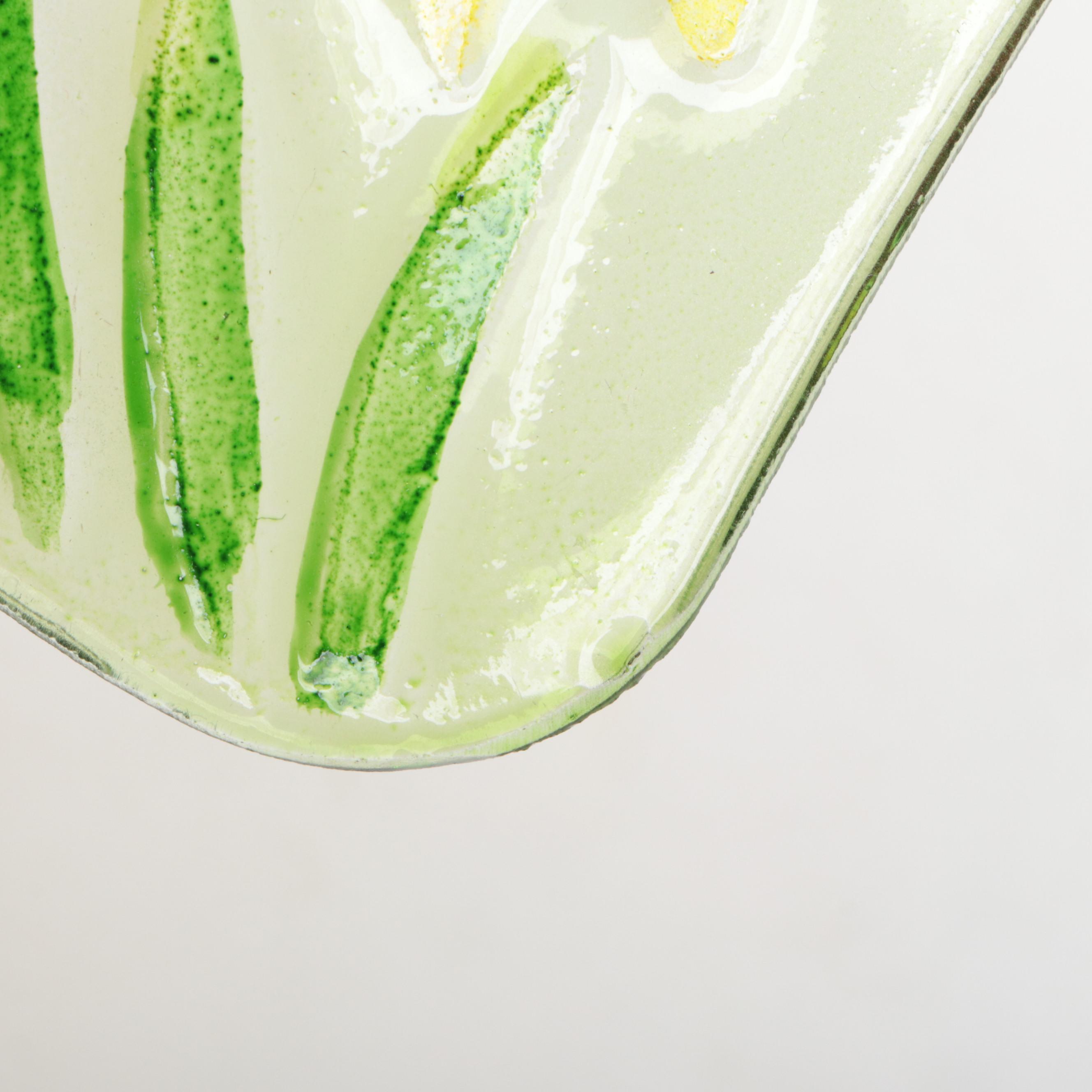 Napco and Other Mid Century Modern Ceramic Flamingo Figurines with Glass Plate