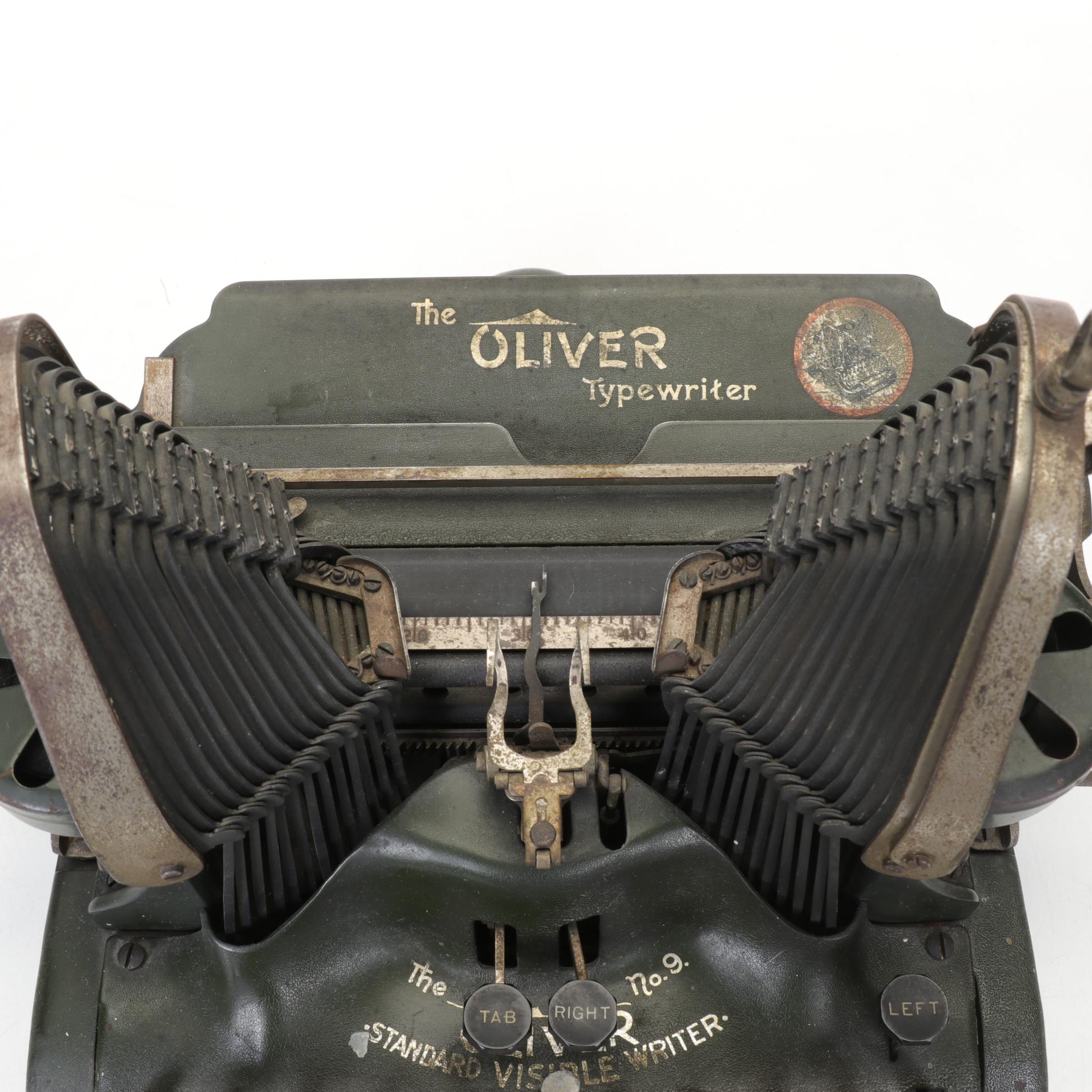 Oliver No. 9 "Batwing" Typewriter, Early 20th Century