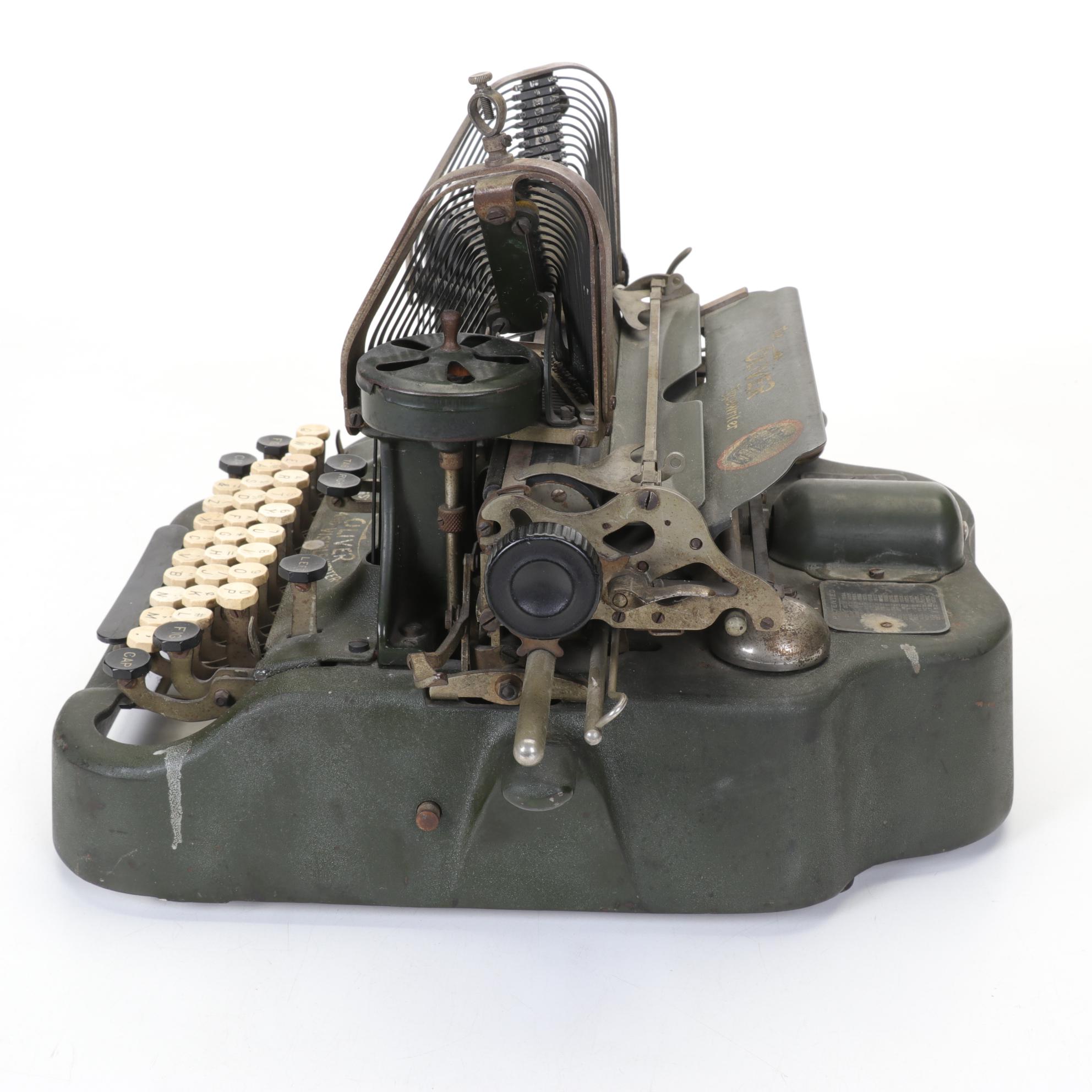 Oliver No. 9 "Batwing" Typewriter, Early 20th Century