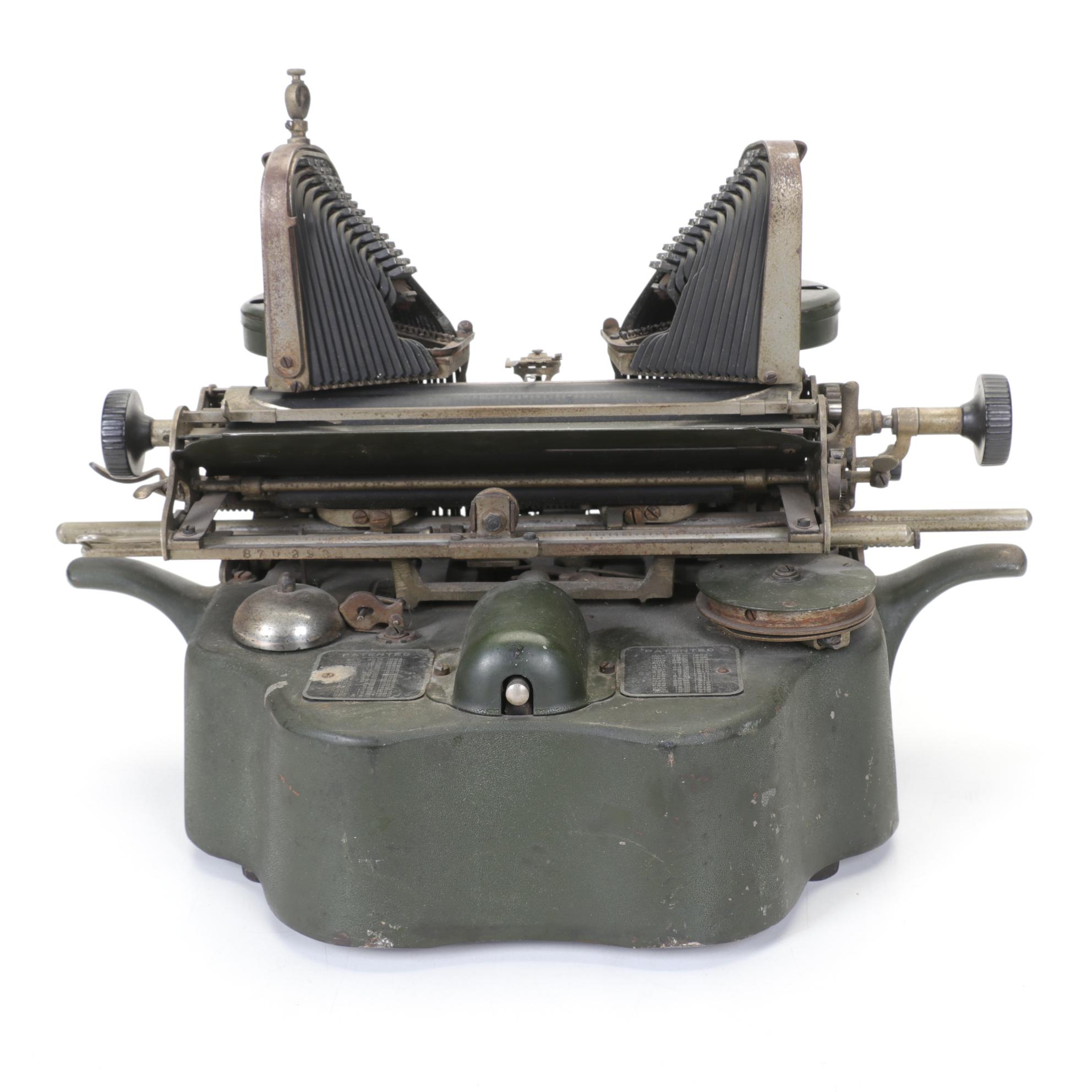 Oliver No. 9 "Batwing" Typewriter, Early 20th Century