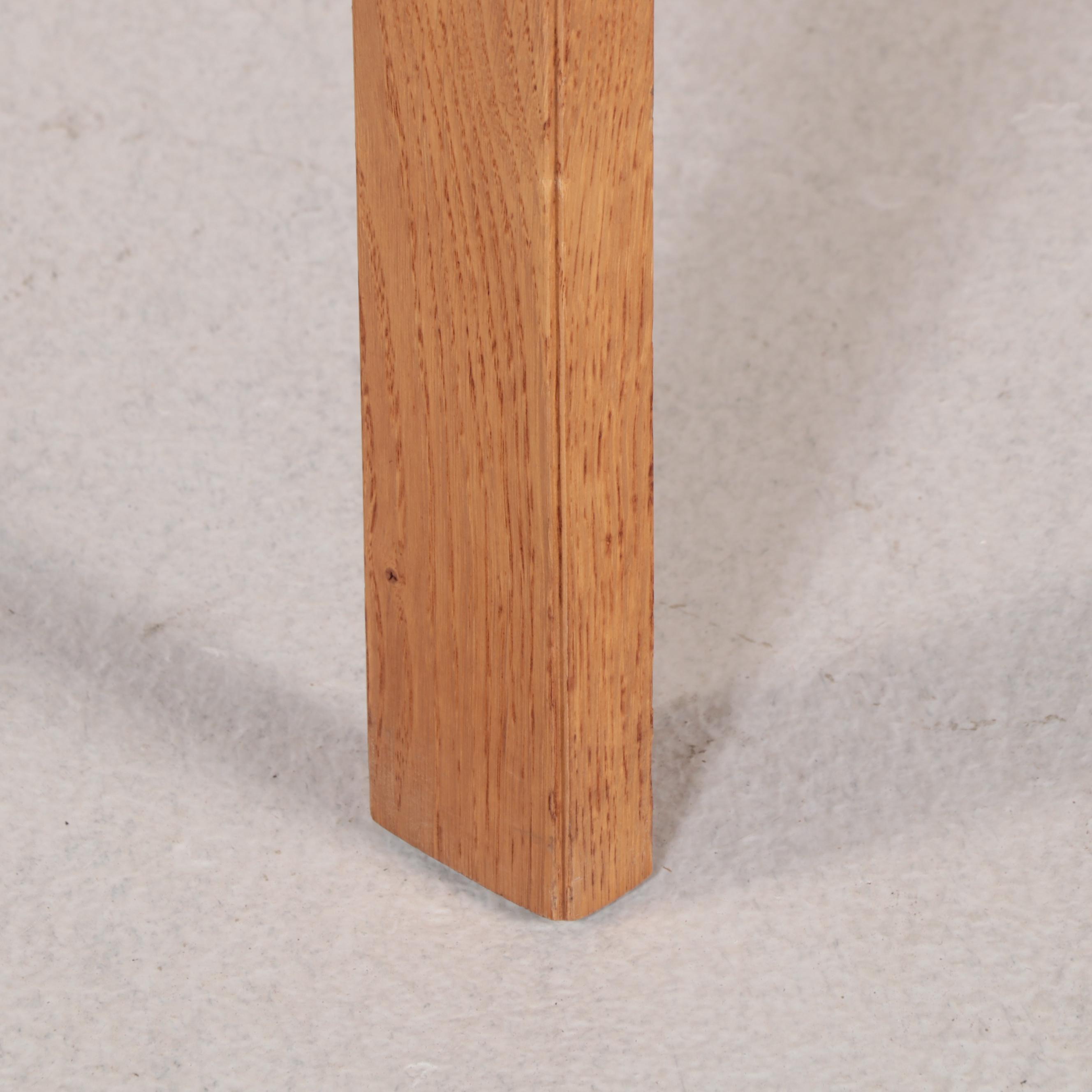 Peter Løvig Nielsen Danish Modern Oak Flip-Top Partner's Desk Plus Side Chair