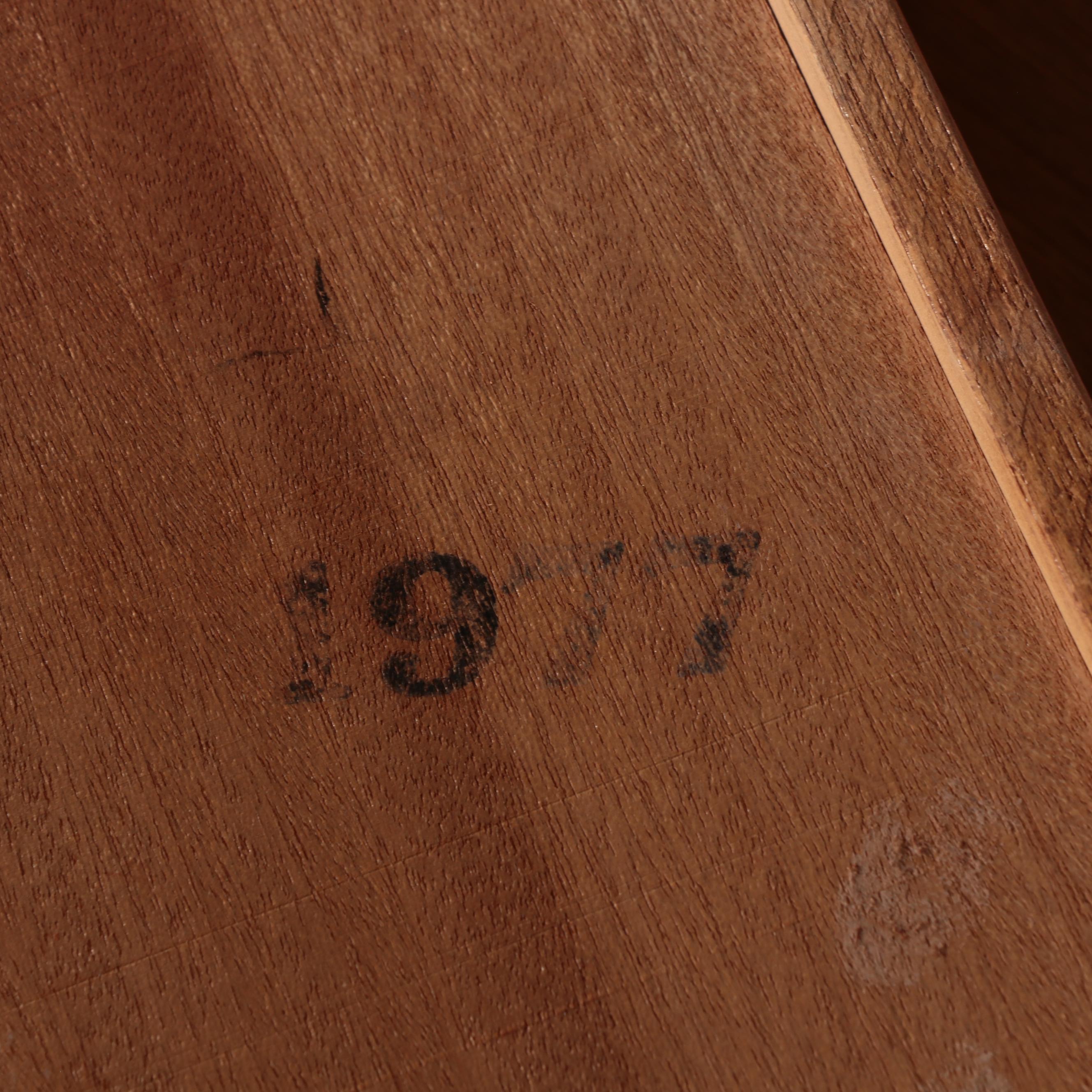 Peter Løvig Nielsen Danish Modern Oak Flip-Top Partner's Desk Plus Side Chair