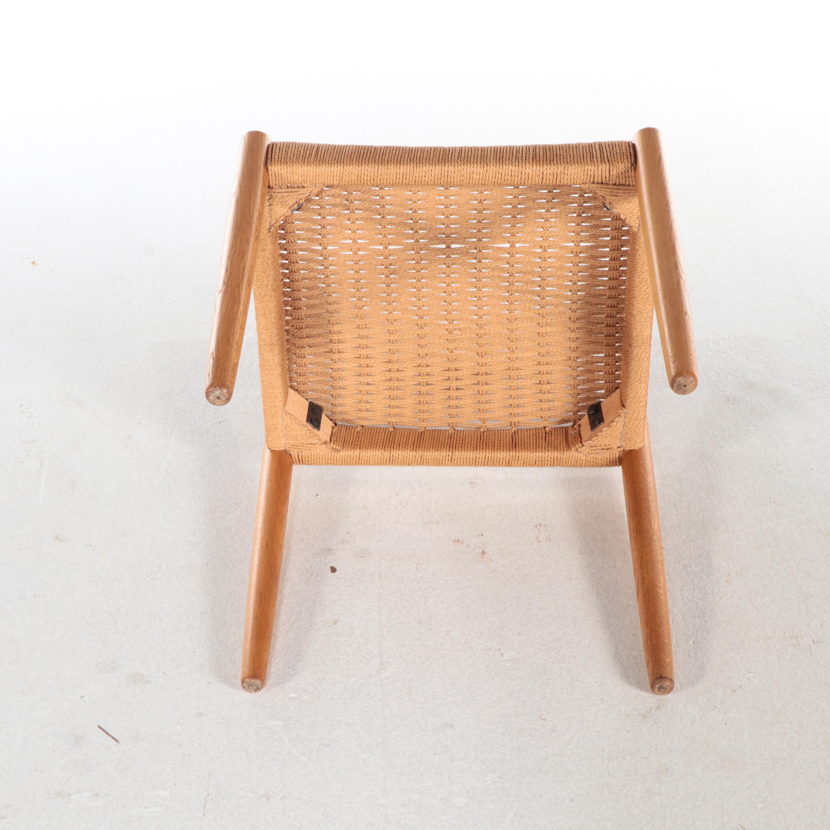 Peter Løvig Nielsen Danish Modern Oak Flip-Top Partner's Desk Plus Side Chair