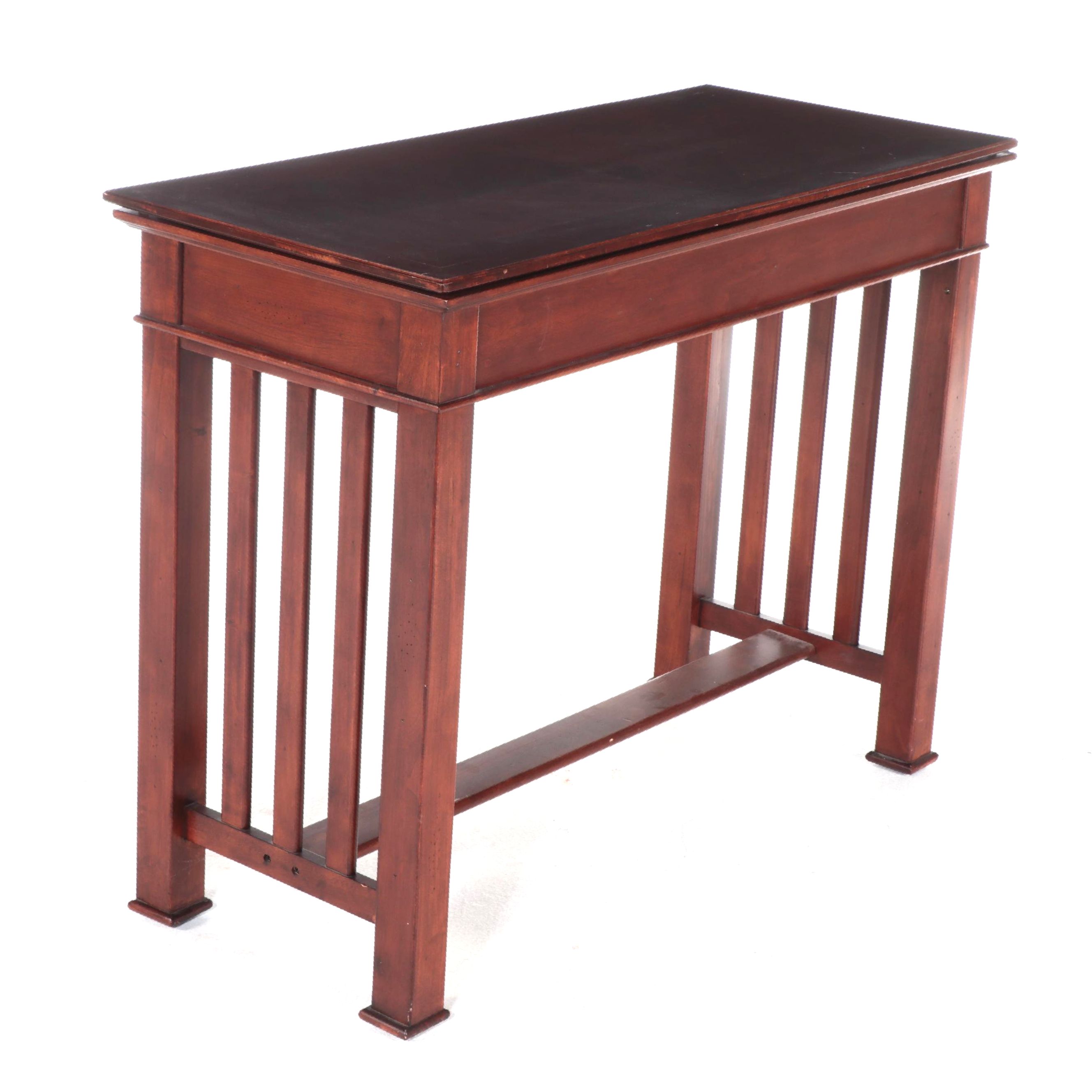 Golden Oak Misson Style Cherry Games Table