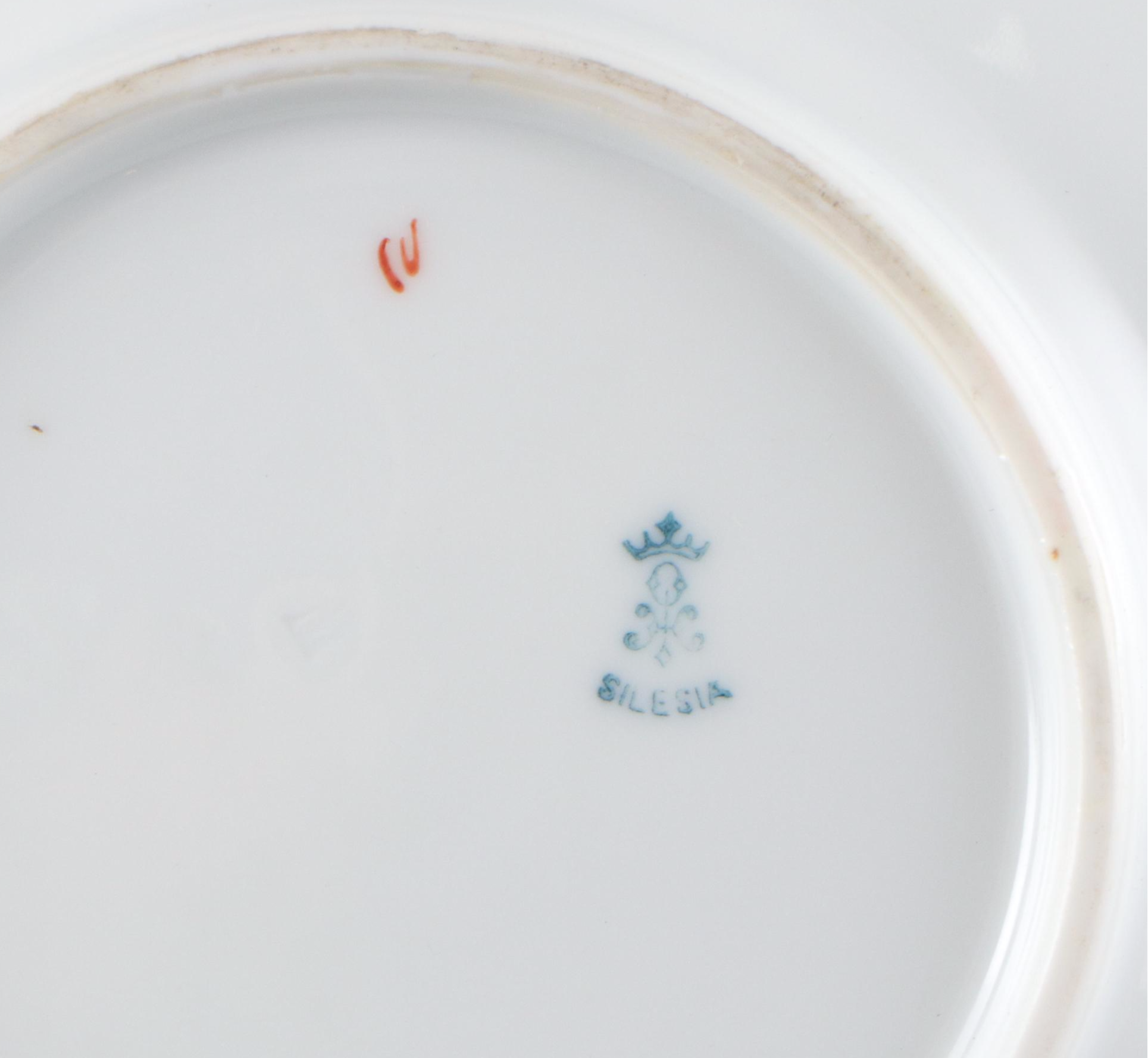 Hermann Ohme Fleur-De-Lis Porcelain Bread & Butter Plates with More