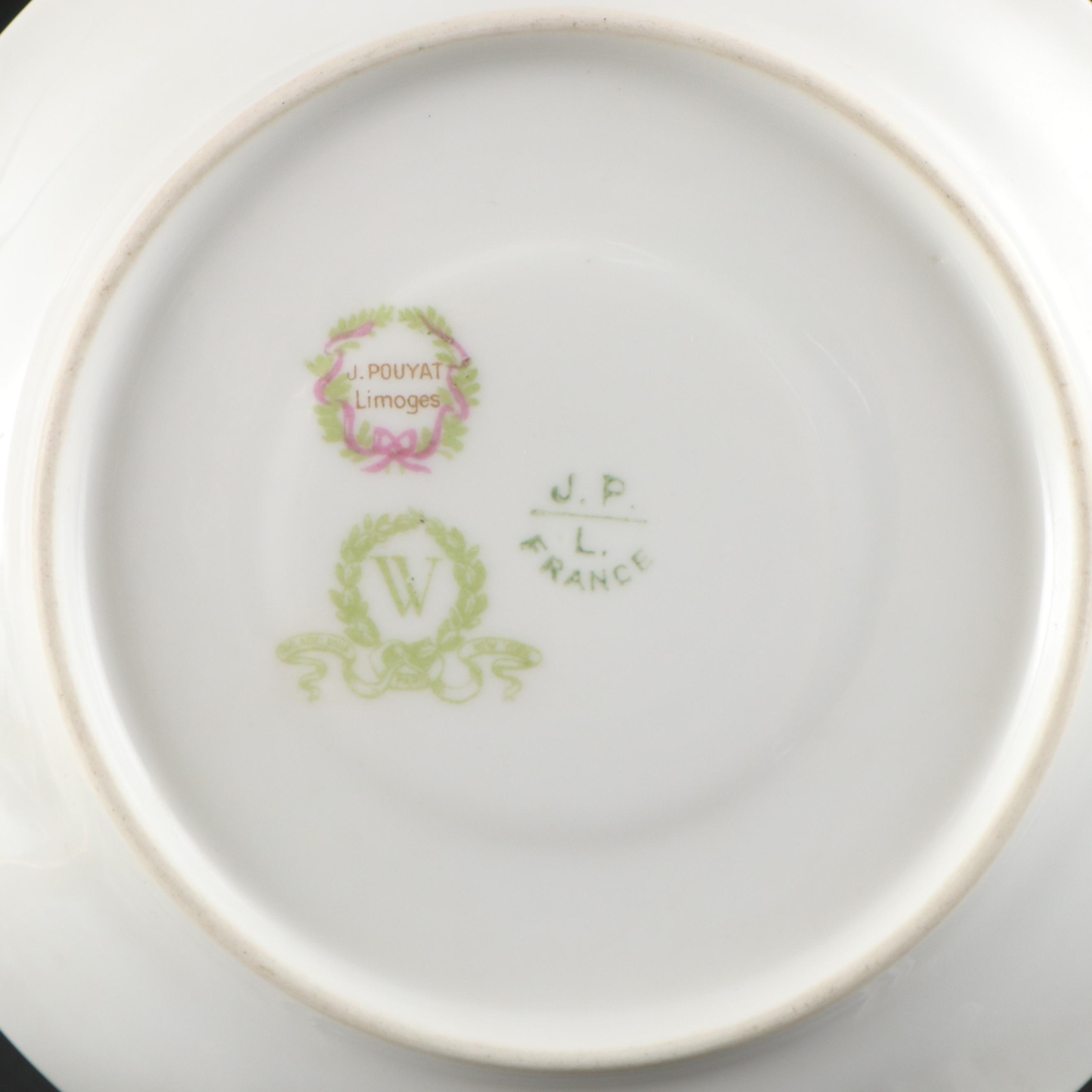 Hermann Ohme Fleur-De-Lis Porcelain Bread & Butter Plates with More