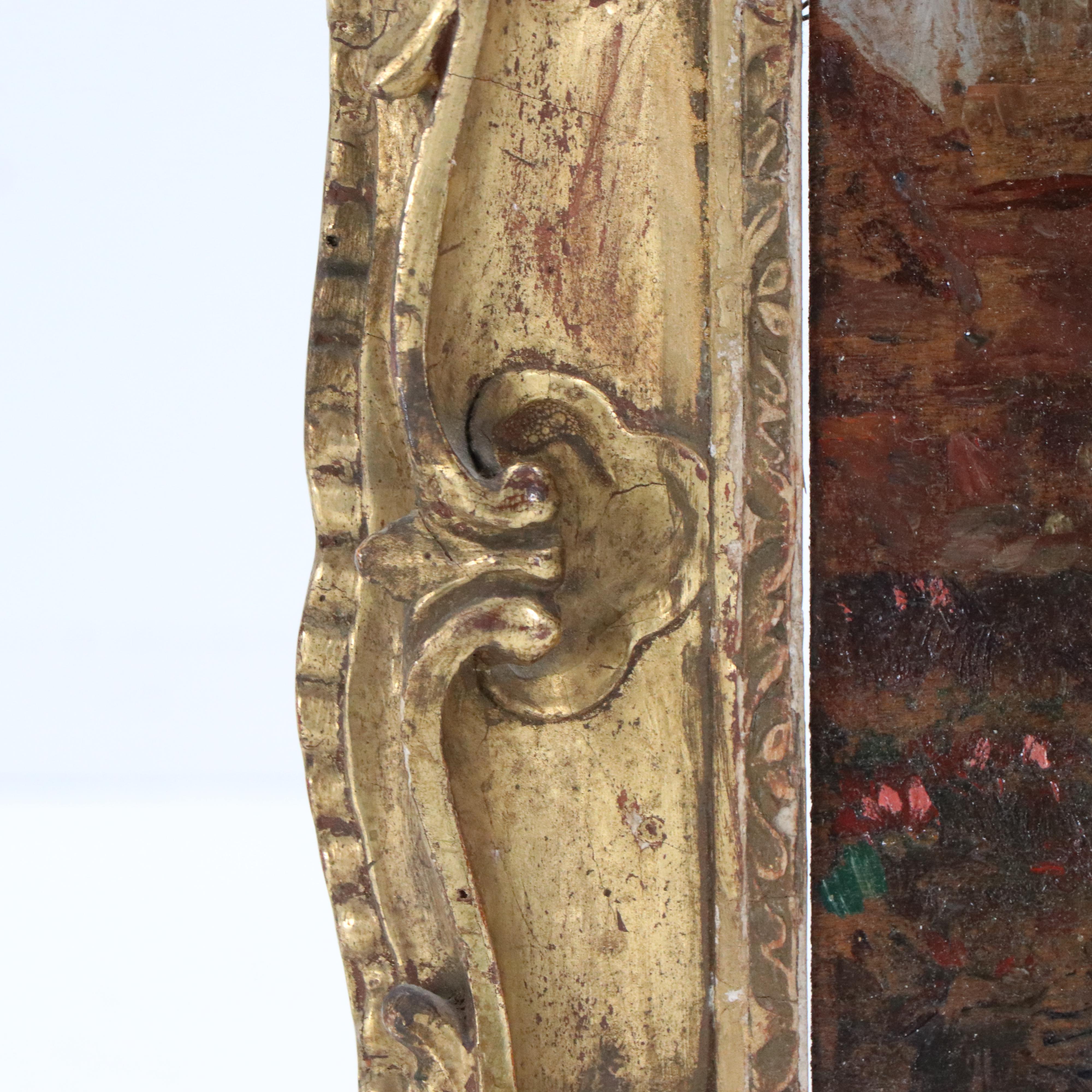 Oil Painting of Garden Landscape