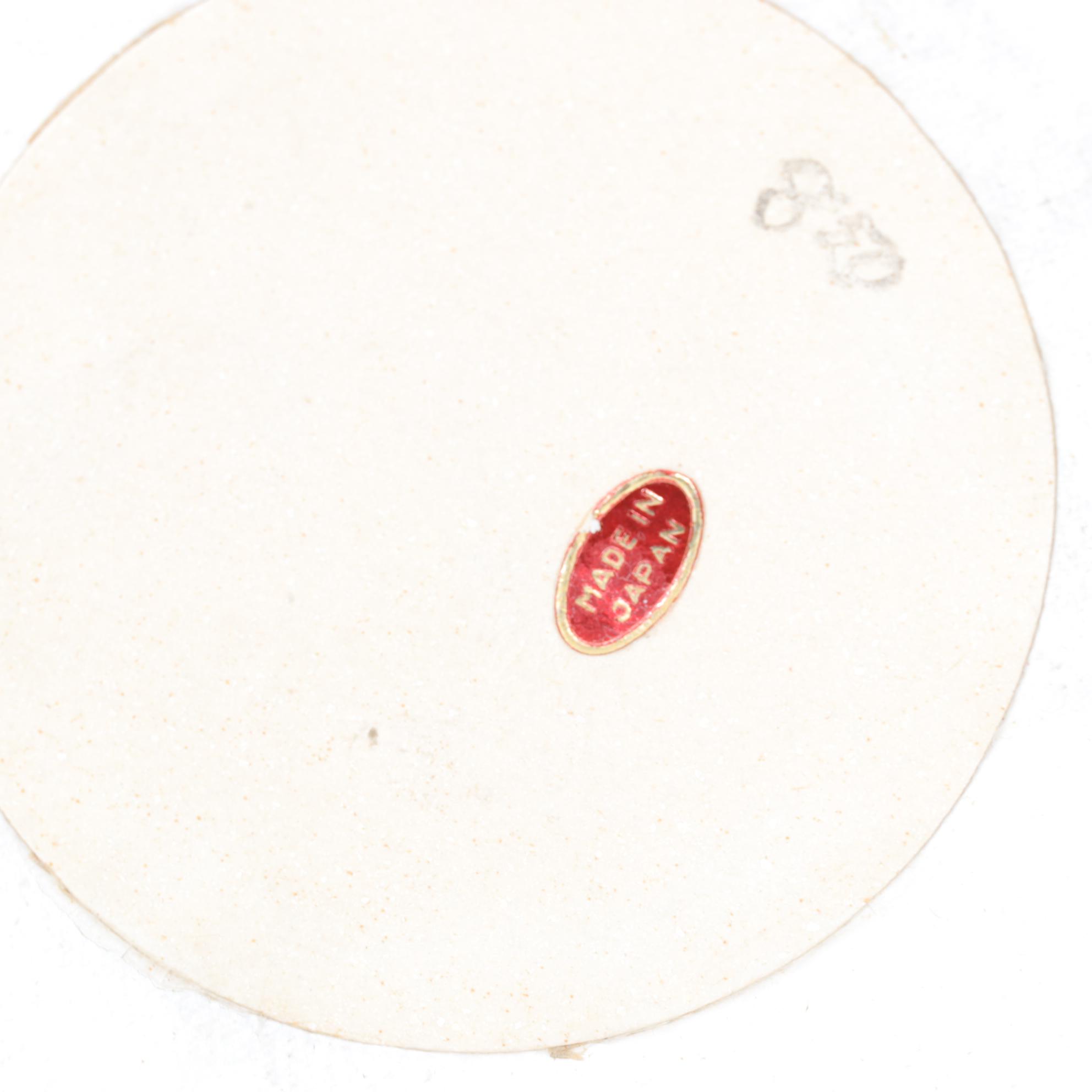 German and Japanese Santa Figurines & Candy Dish, Mid-20th Century