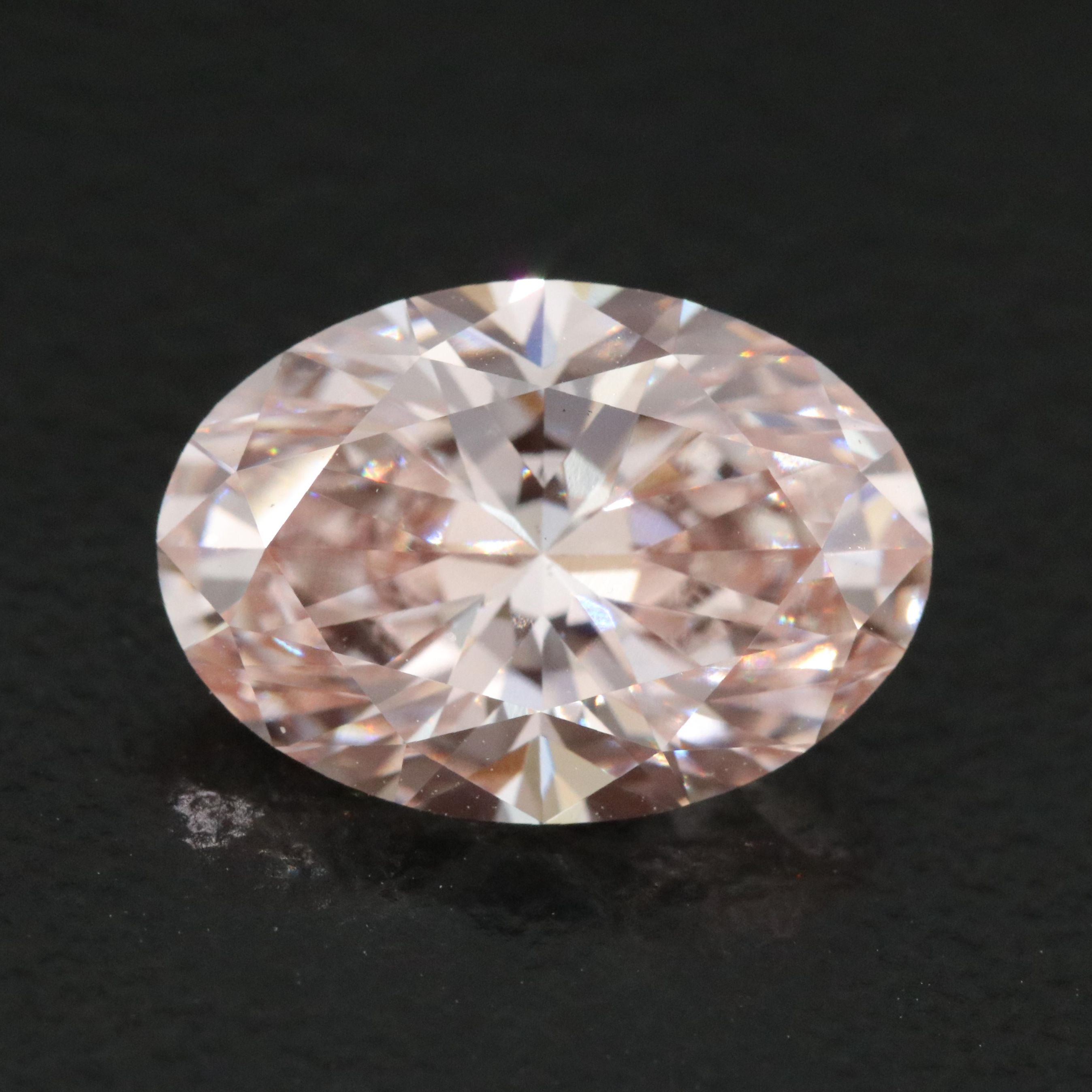 Loose 3.01 CT Lab Grown Fancy Pink Diamond with IGI Report