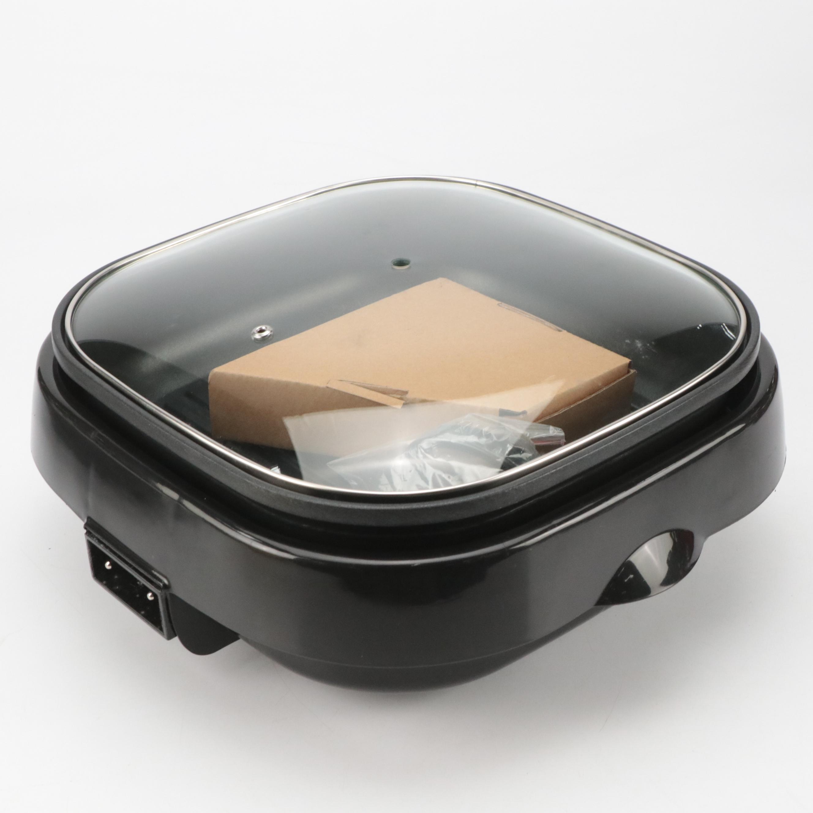 Aroma Electric Skillet, Cook's Companion Cast Iron and Induction Burner