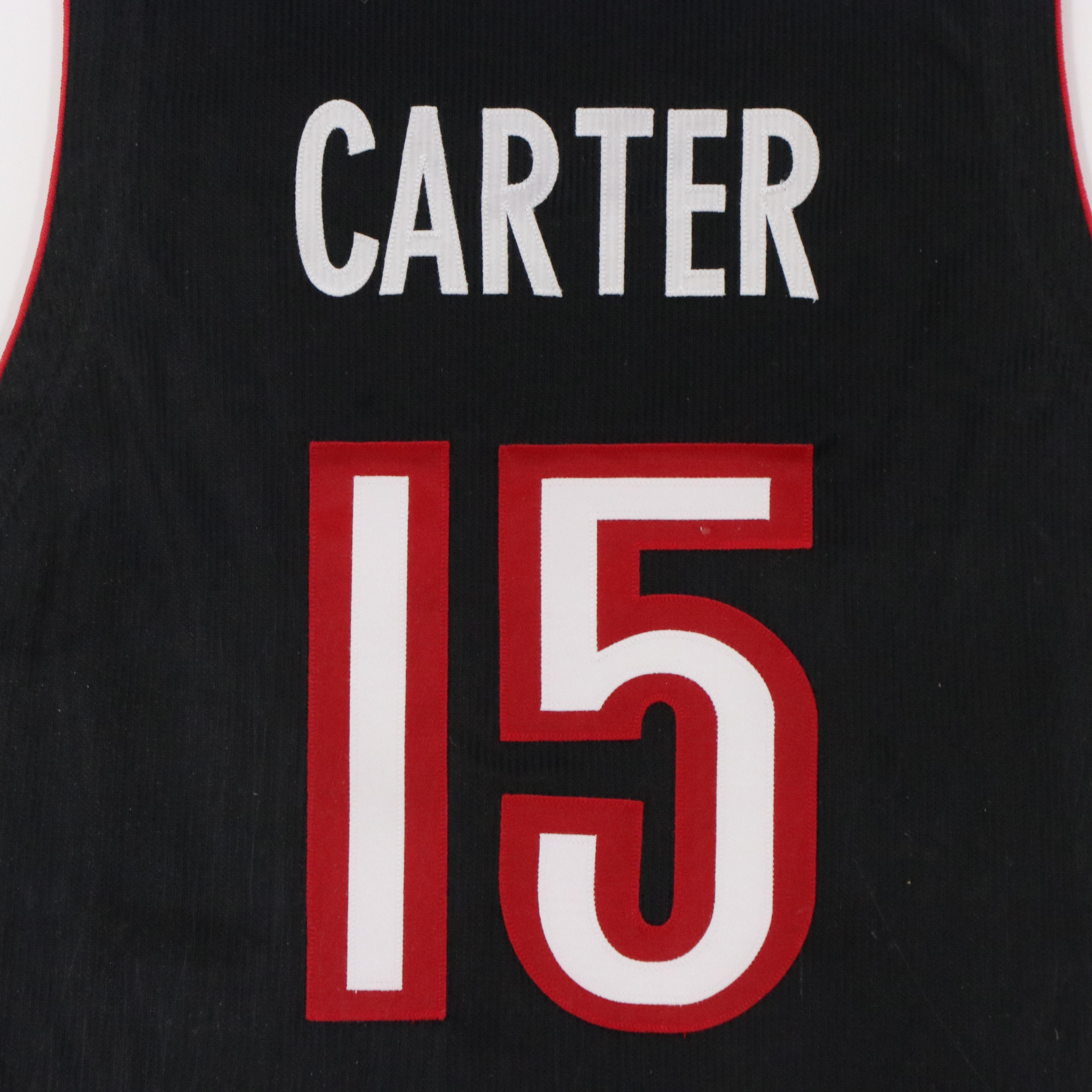 Vince Carter Signed Toronto Raptors Basketball Jersey in Matted Frame
