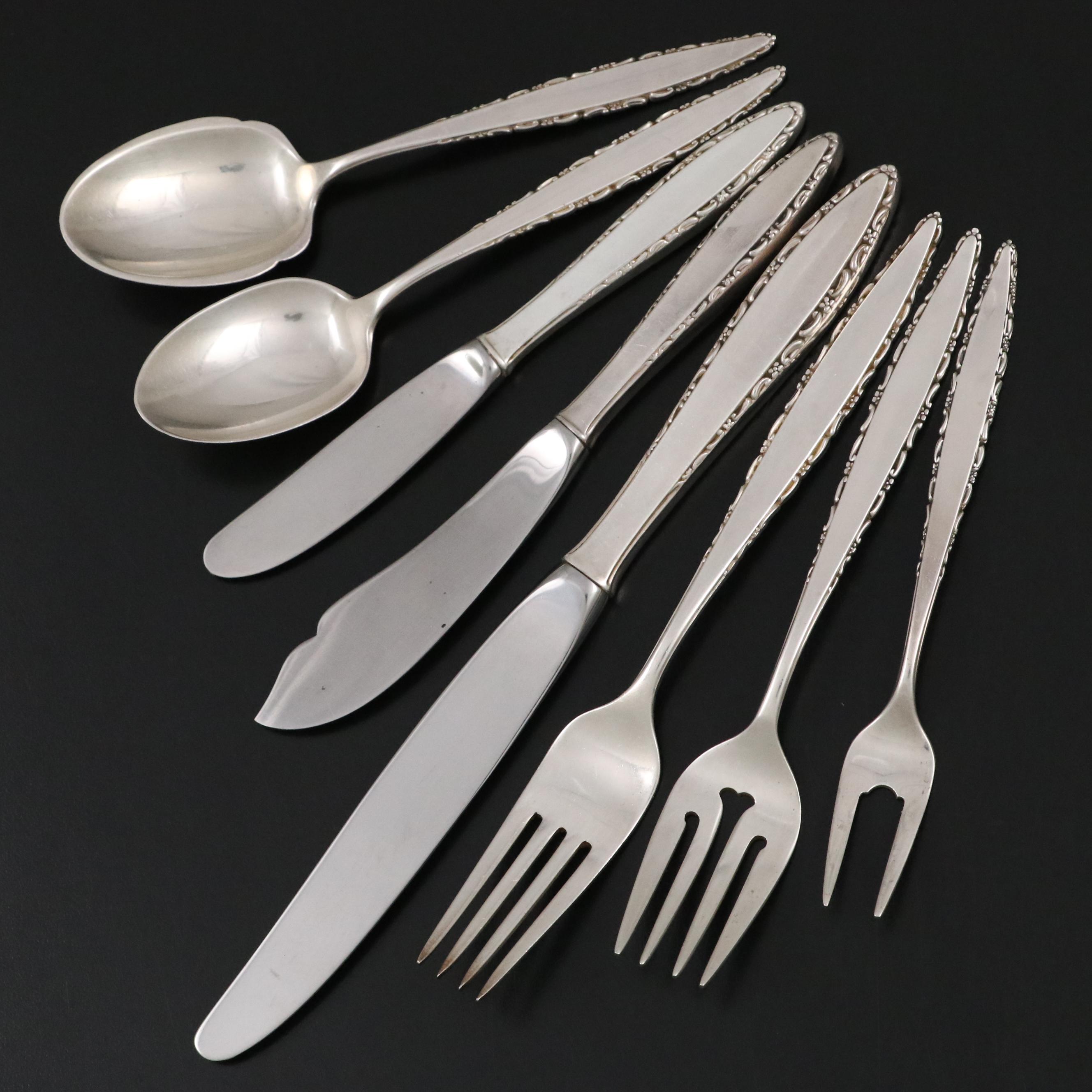 Lunt "Lace Point" Sterling Silver Flatware, 1965-1996
