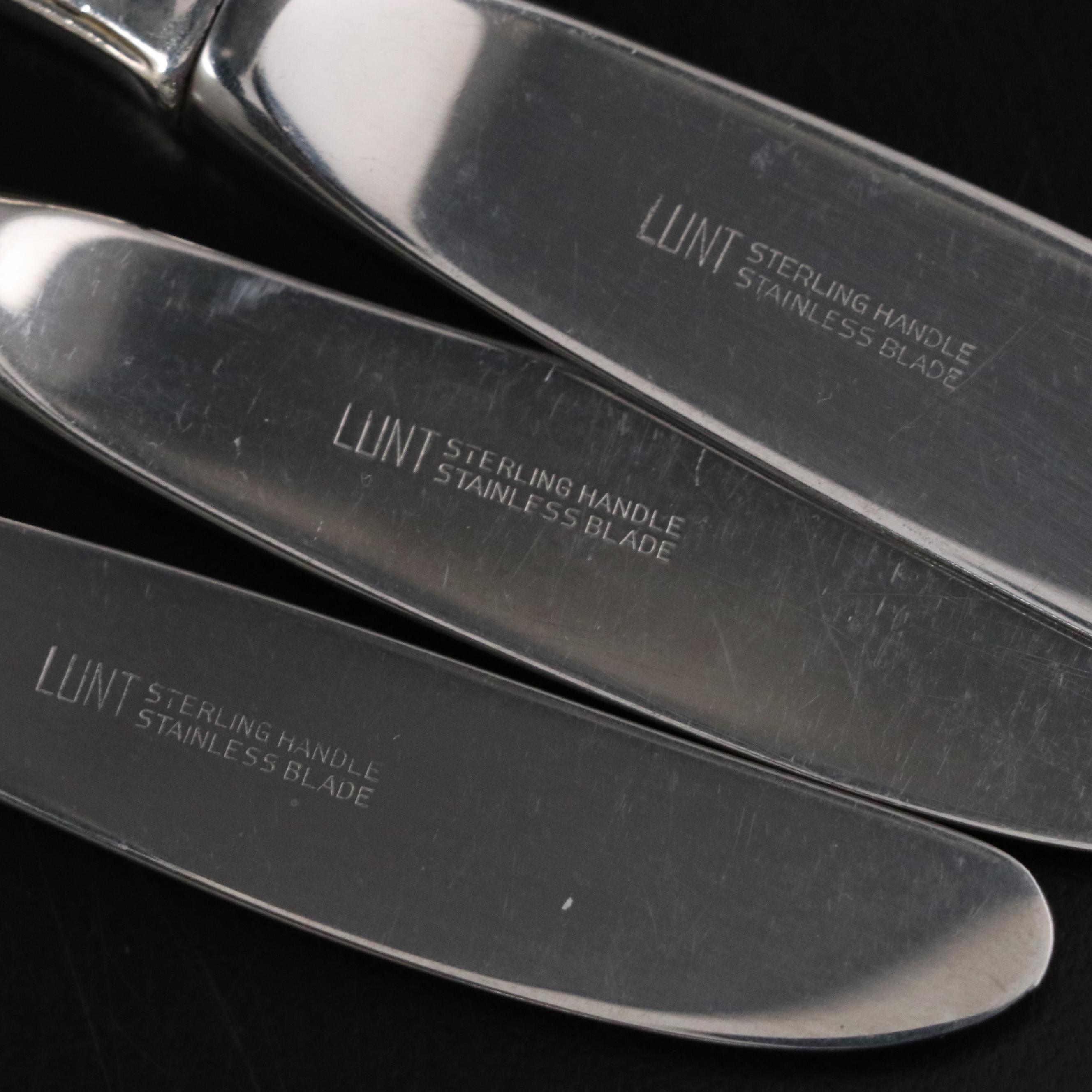 Lunt "Lace Point" Sterling Silver Flatware, 1965-1996
